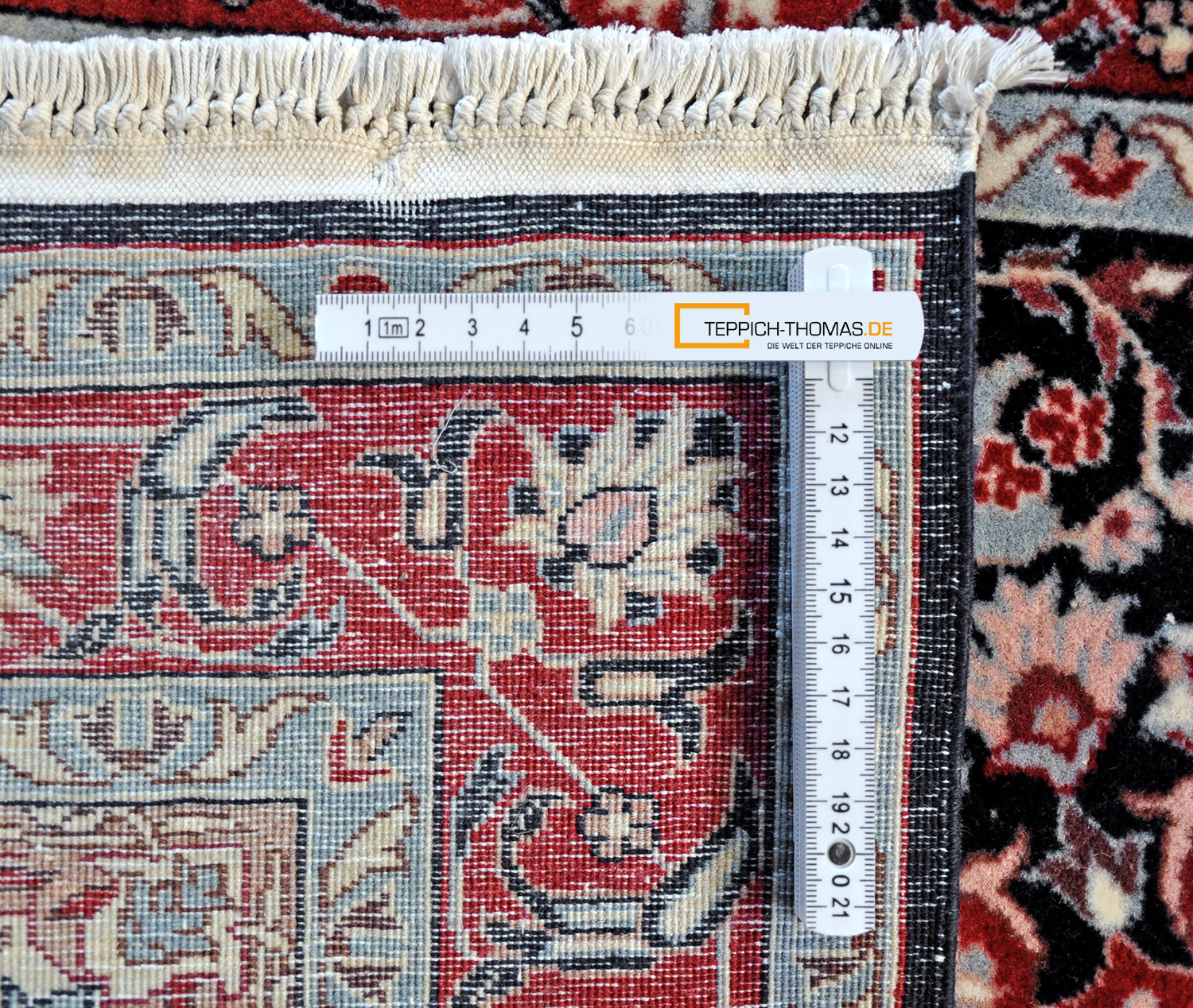 Isfahan Knüpfteppich China neu | Schurwolle