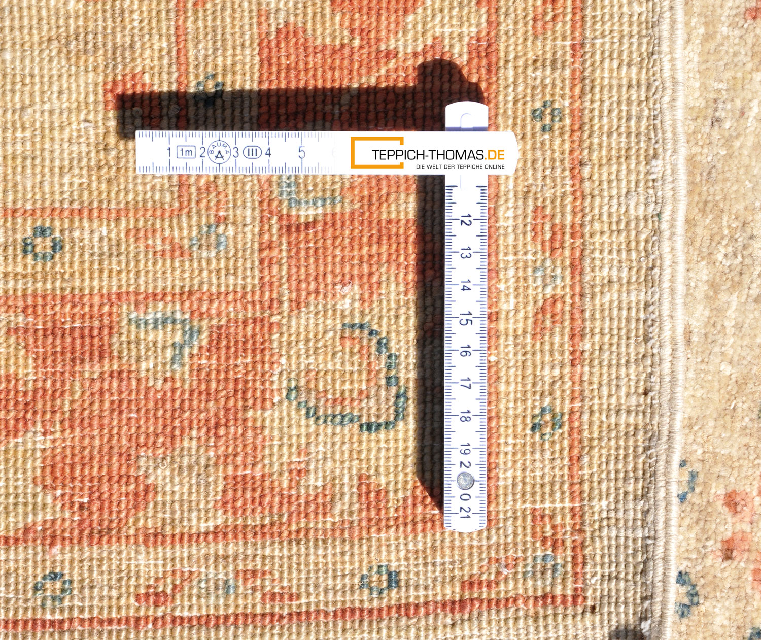 Ziegler Orientteppich Pakistan beige neu | Hochlandwolle