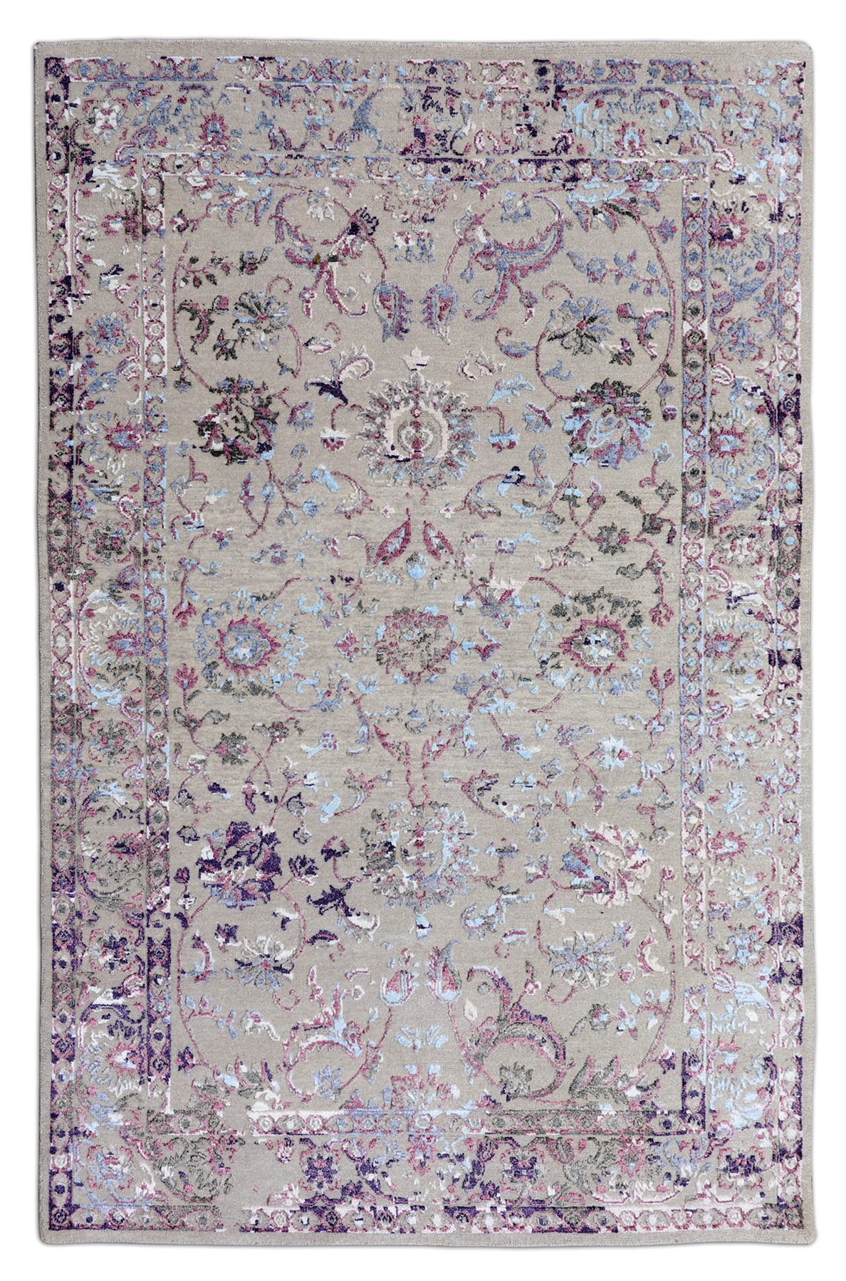 Thomas Designteppich Saphir lila | Indien