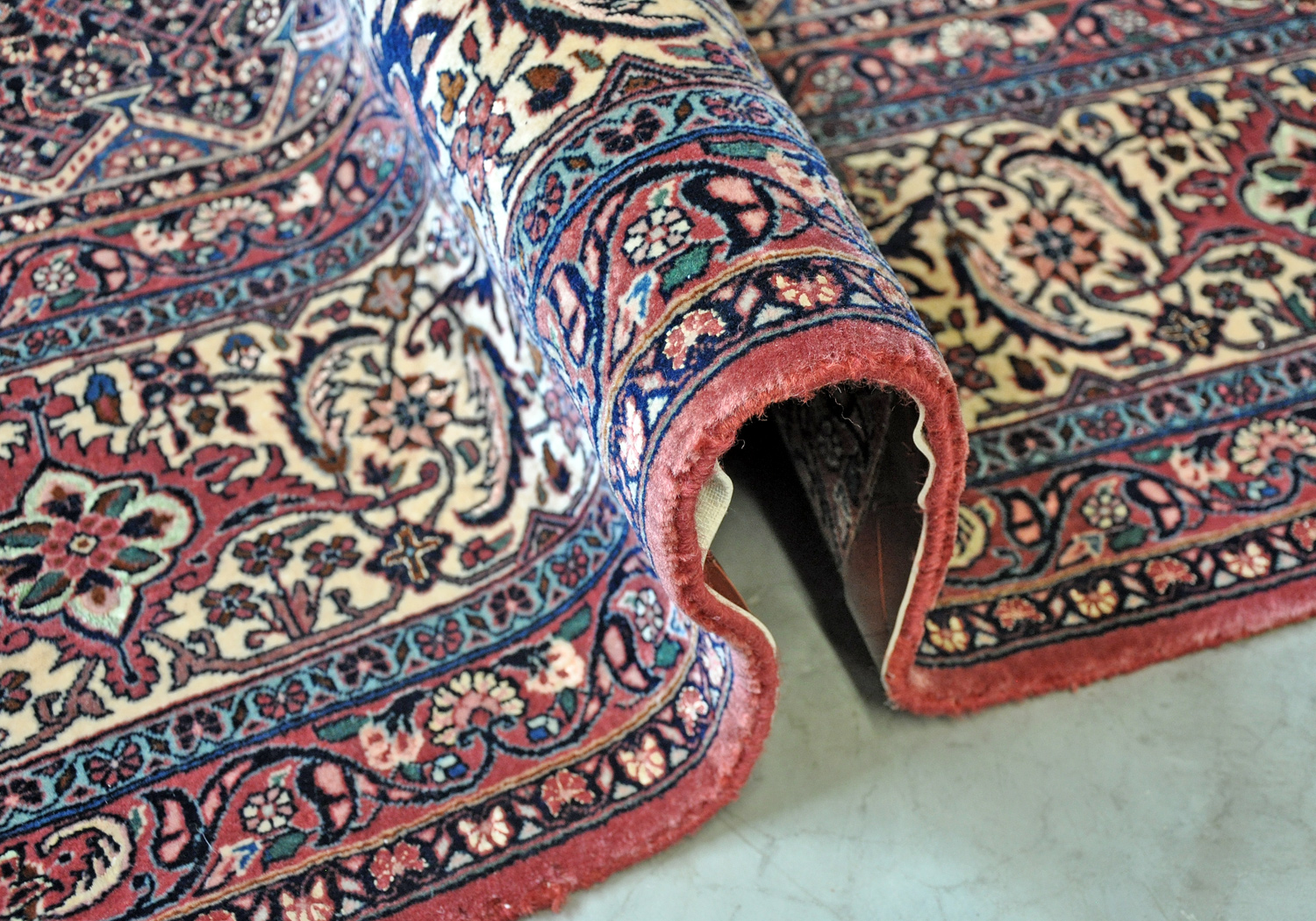 Bidjar Perserteppich Seide | Herati-Muster