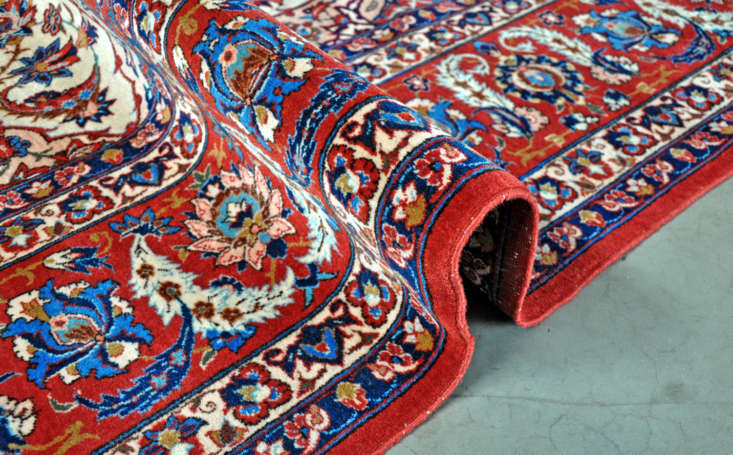 Isfahan Perserteppich | Allovermotiv