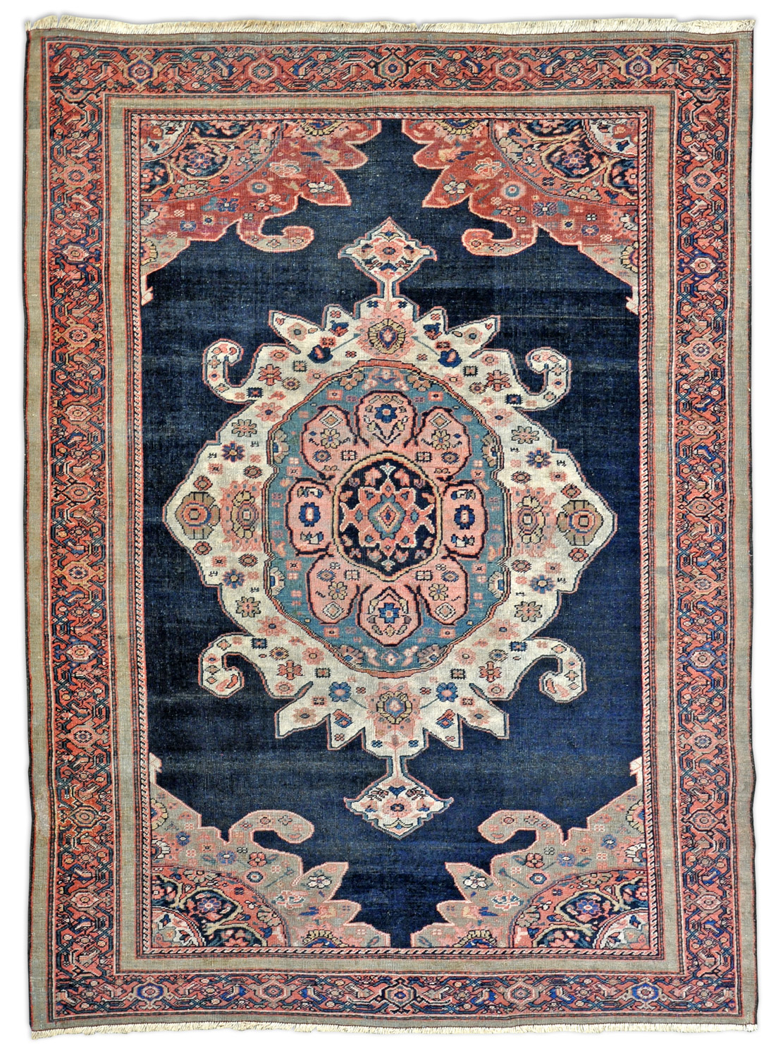 Farahan Perserteppich antik | blau Farahan Perserteppich antik | blau