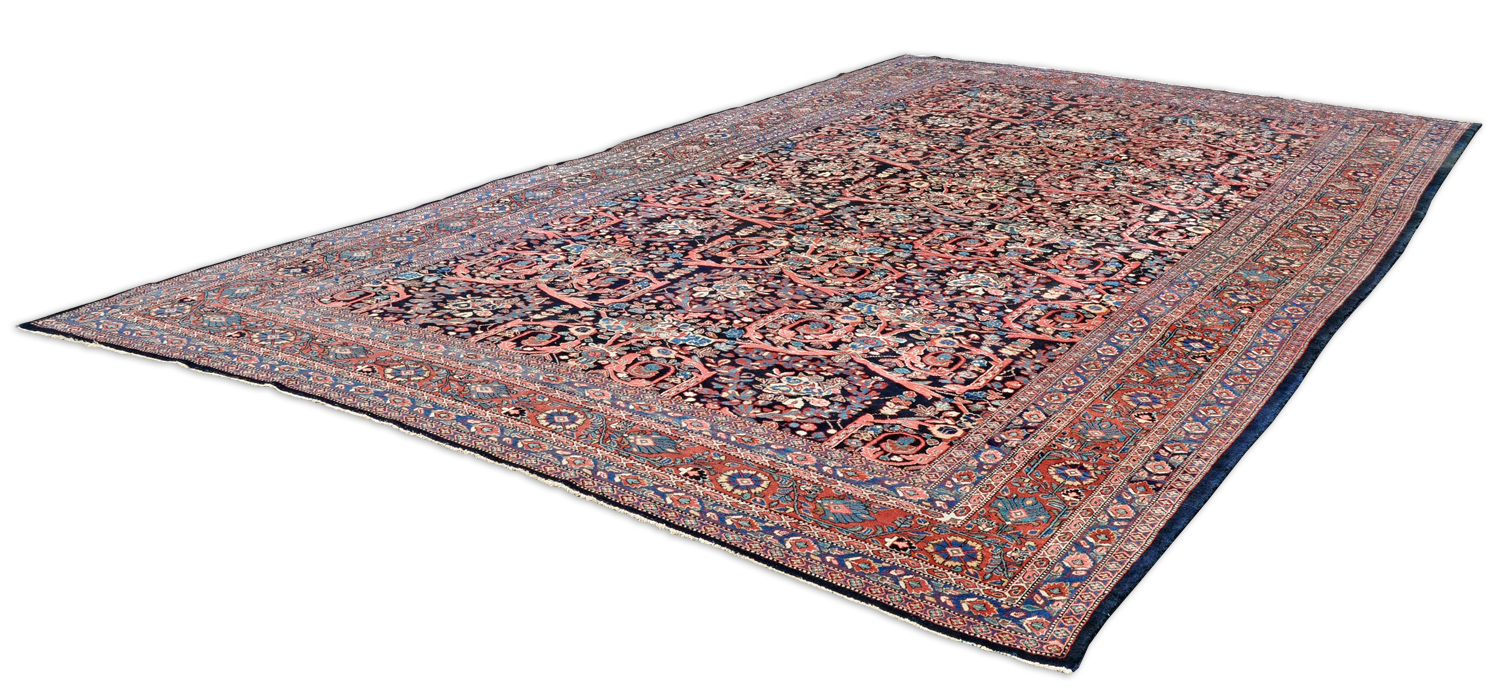 Sarough Mostofi Perserteppich alt | Westpersien um 1930