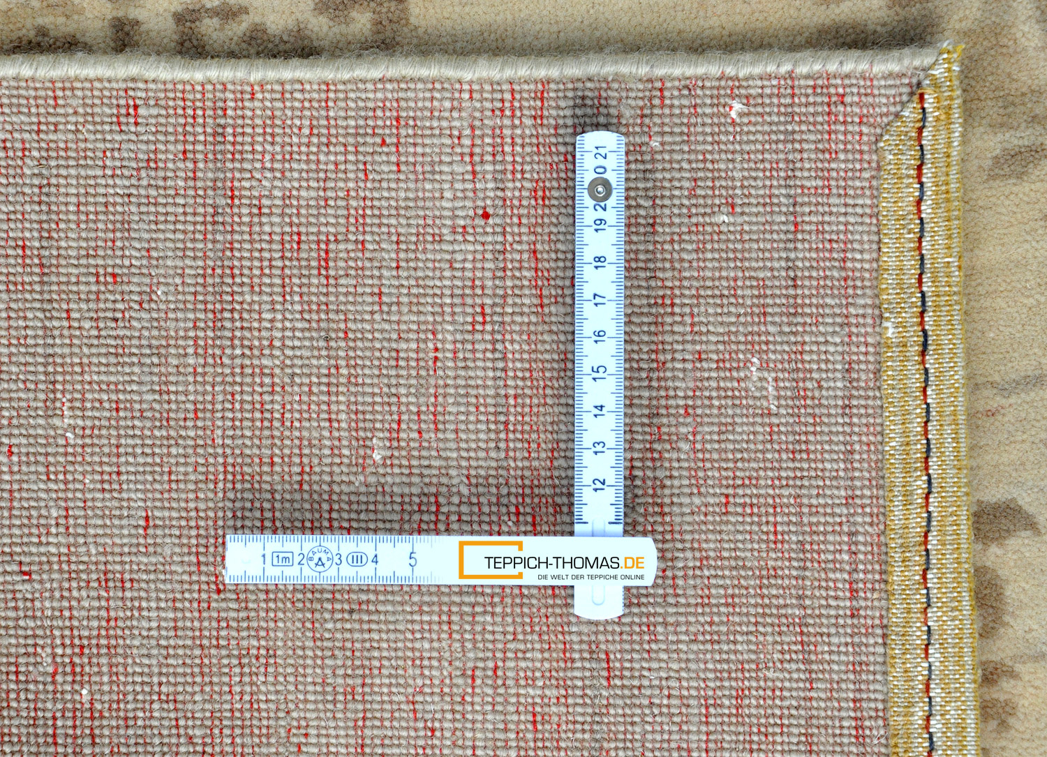 ISA KHAN Ottoman Indien Knüpfteppich | Neuseelandwolle