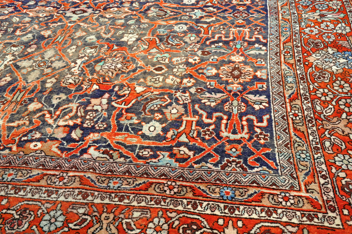 Bidjar Perserteppich Antik | Herati-Muster