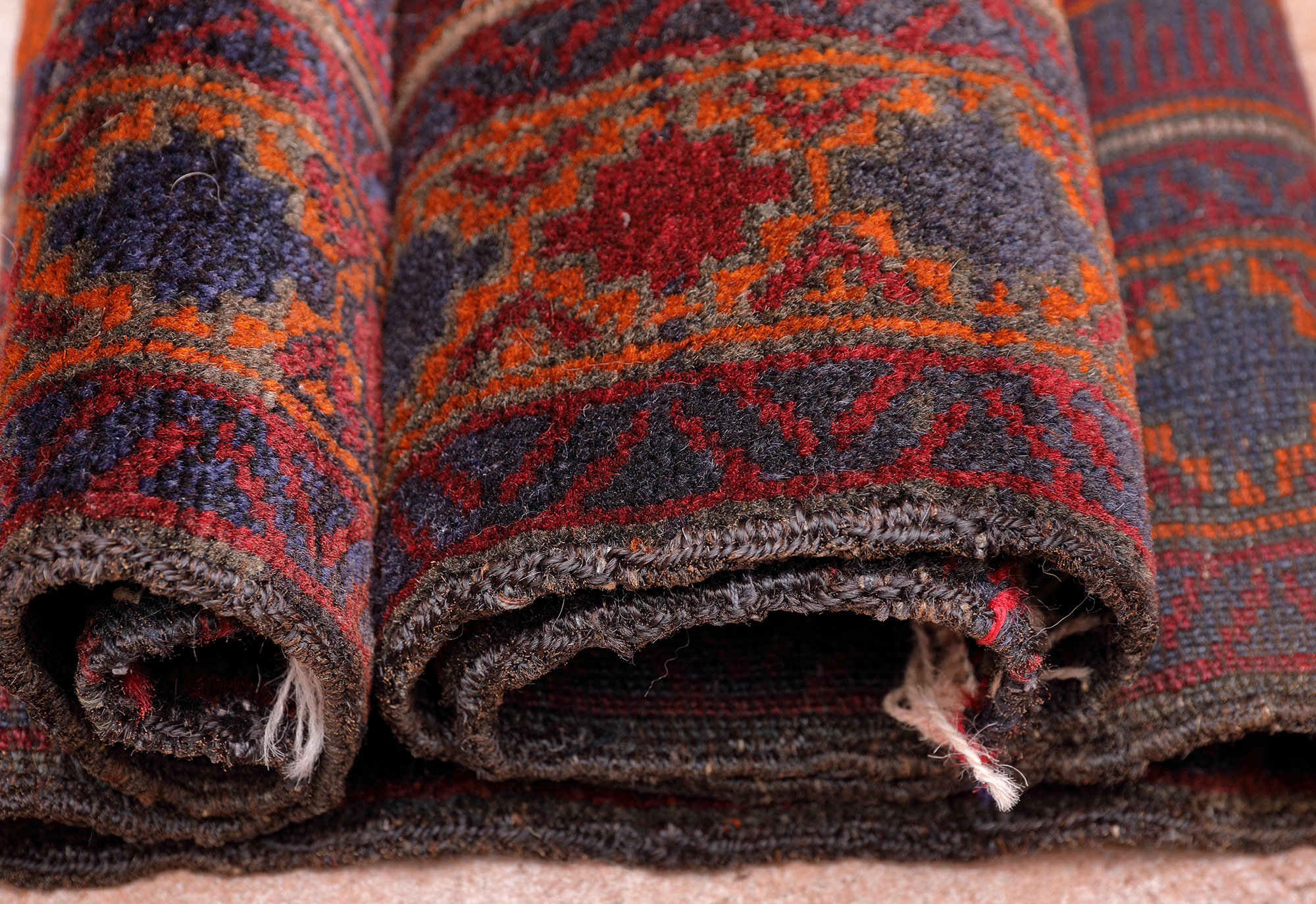 Belutsch Perserteppich Brücke älter| Schurwolle