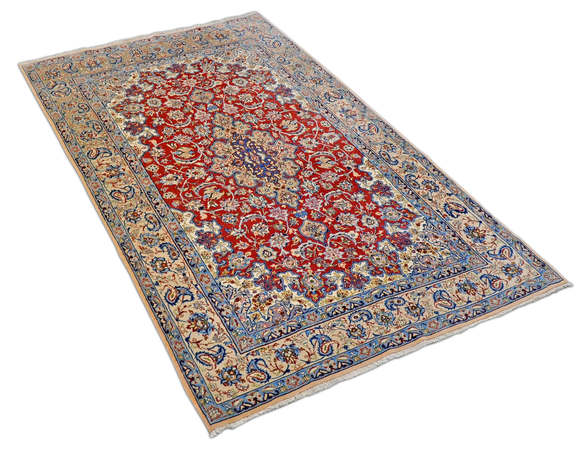 Isfahan Perserteppich Brücke neu | Medaillon