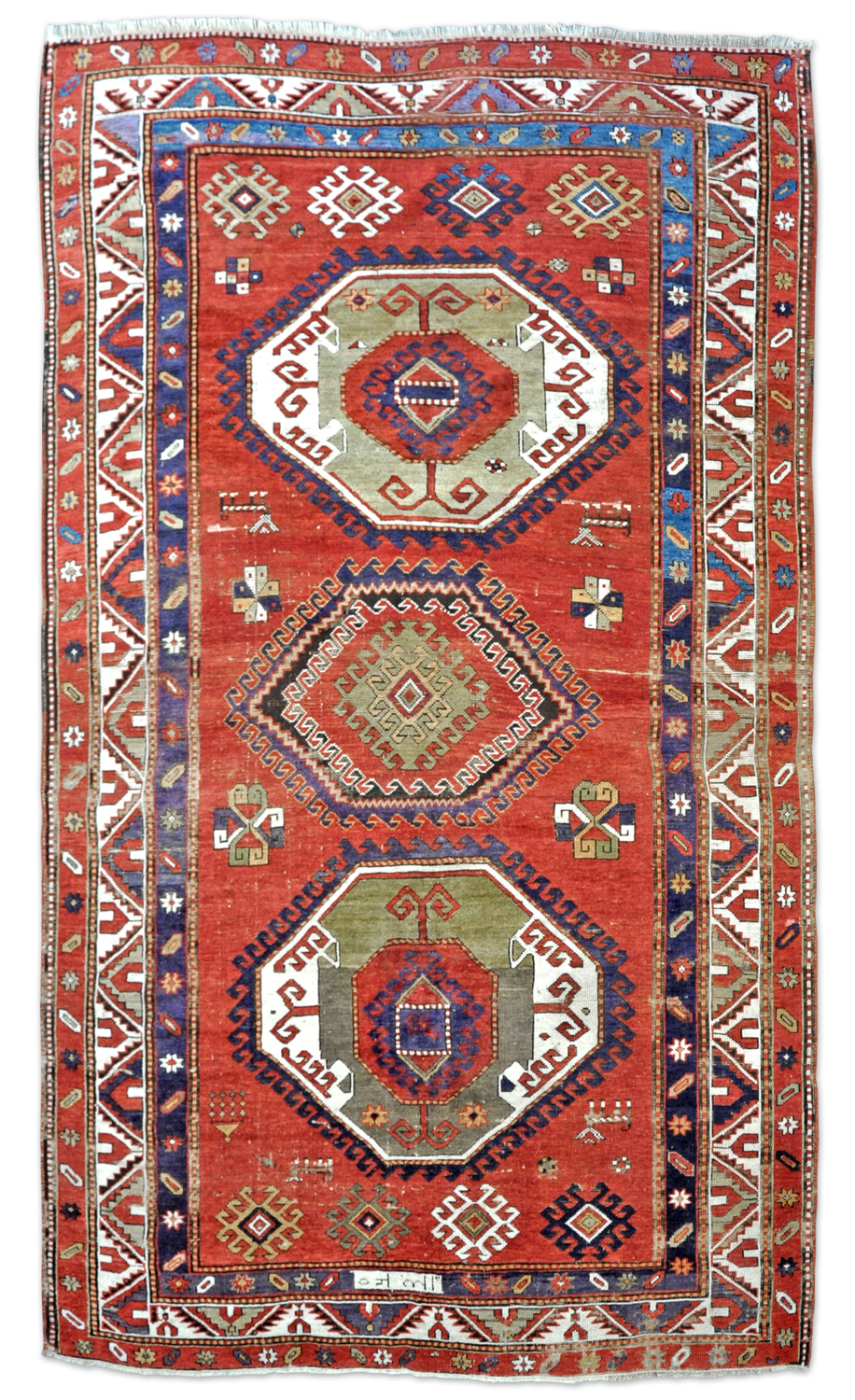Kazak Teppich Lori-Pampak antik | Kaukasus Kazak Teppich Lori-Pampak antik | Kaukasus