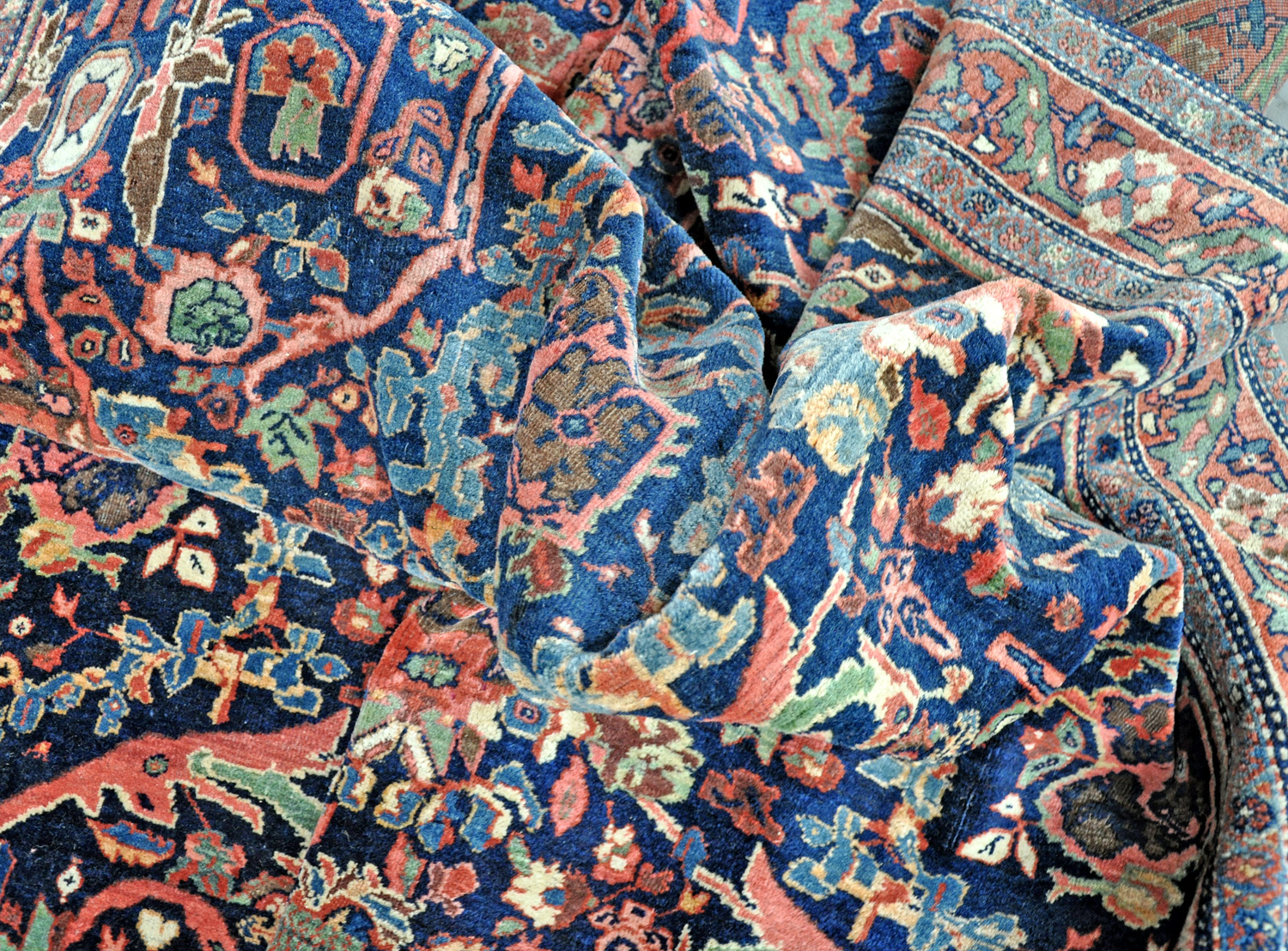 Sarough Mostofi Perserteppich antik