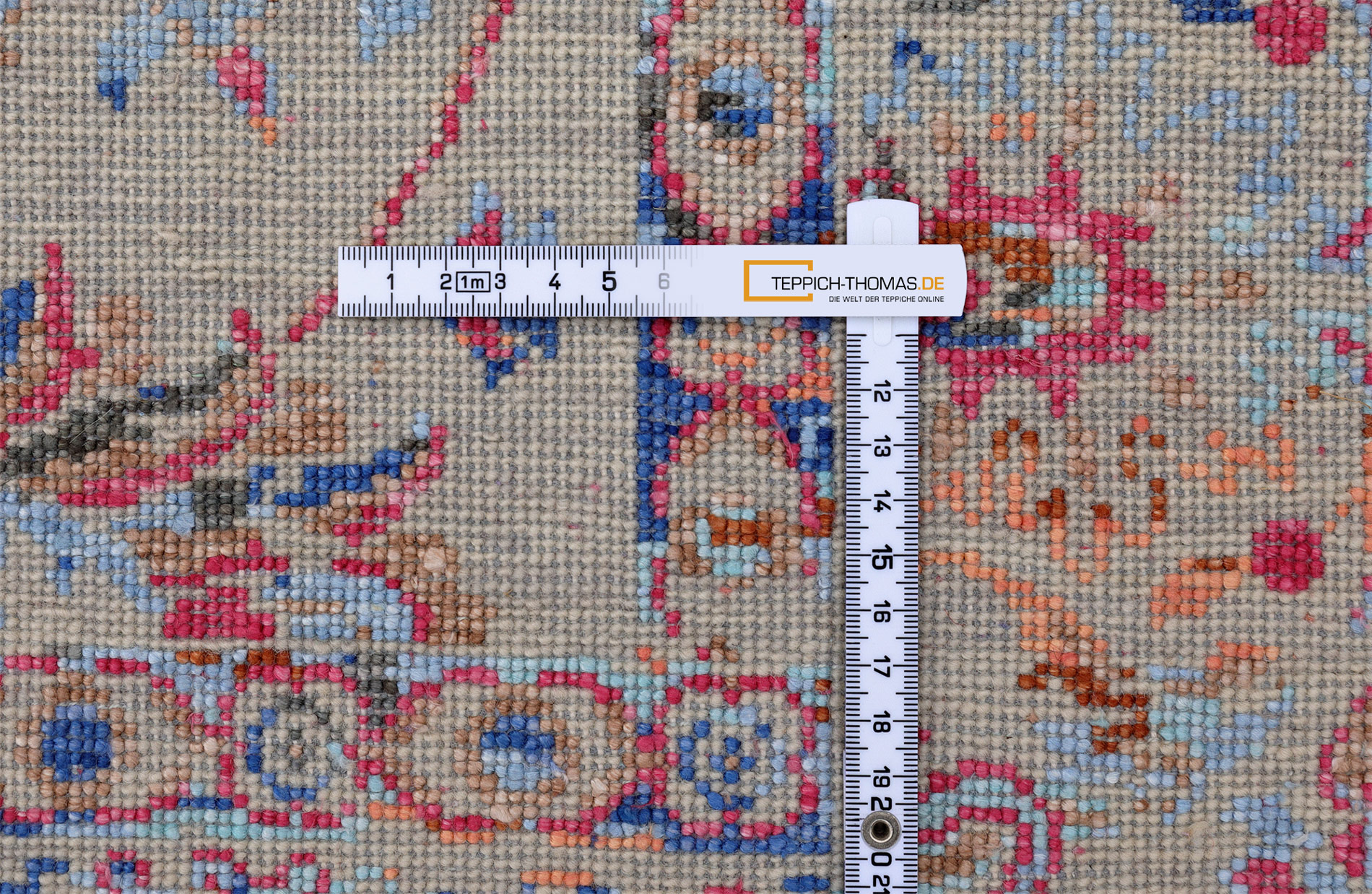 Thomas Designteppich Saphir multi | Indien