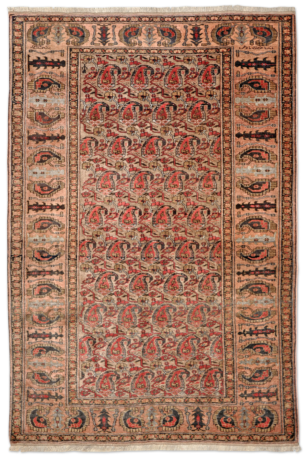 Afghan Perserteppich alt | Botehmuster