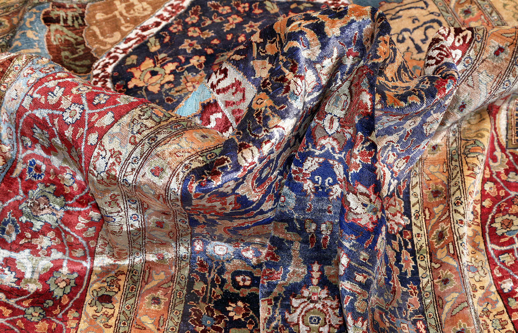 Hereke Seidenteppich neu Türkei | Gebetsmotiv