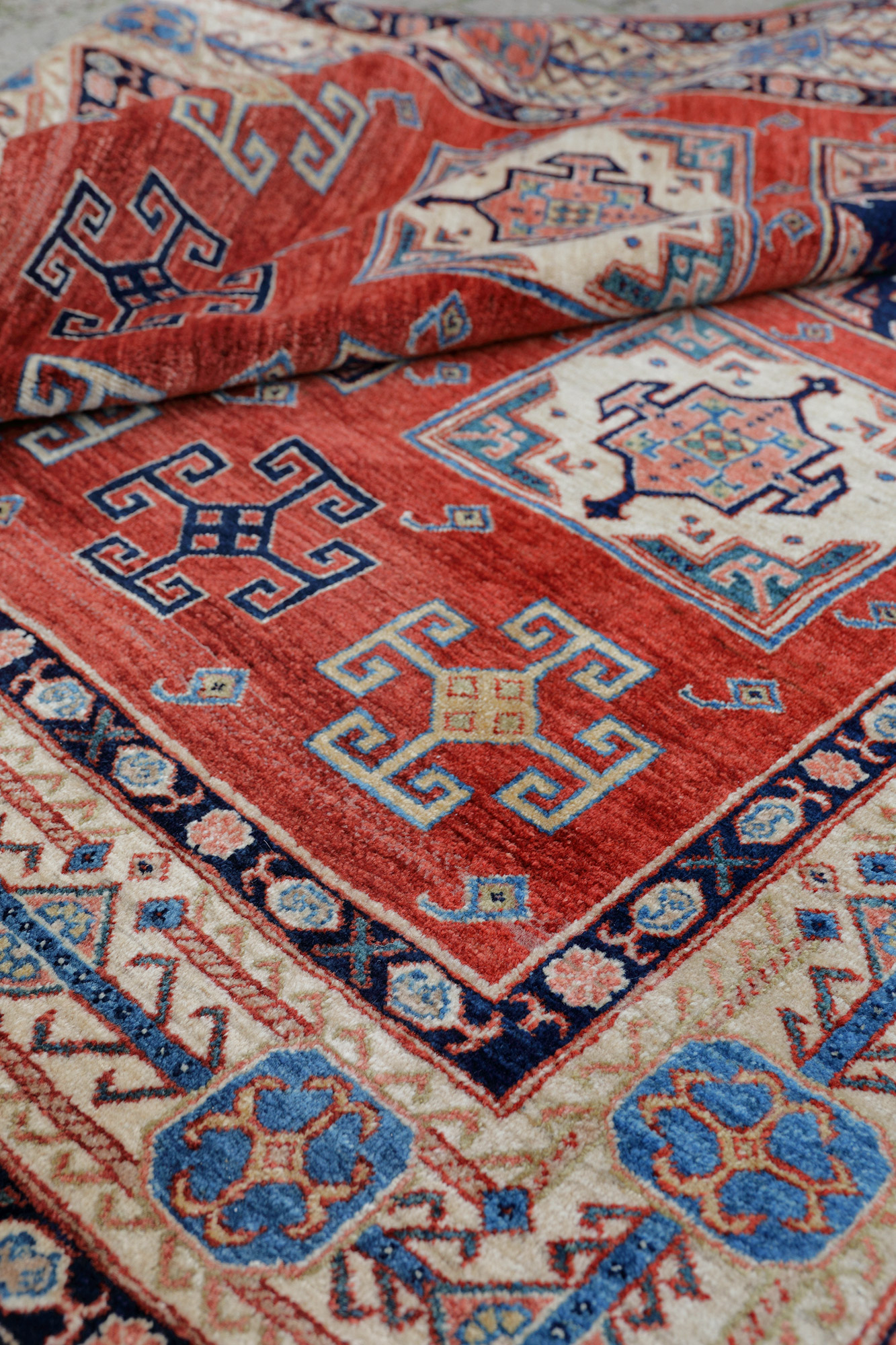 Janihali Pererteppich Felder neu | Schurwolle