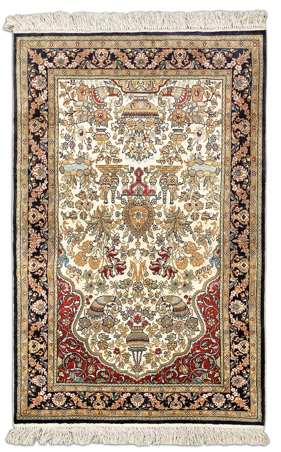 Hereke Knüpfteppich neu Türkei | Seide Hereke Knüpfteppich neu Türkei | Seide