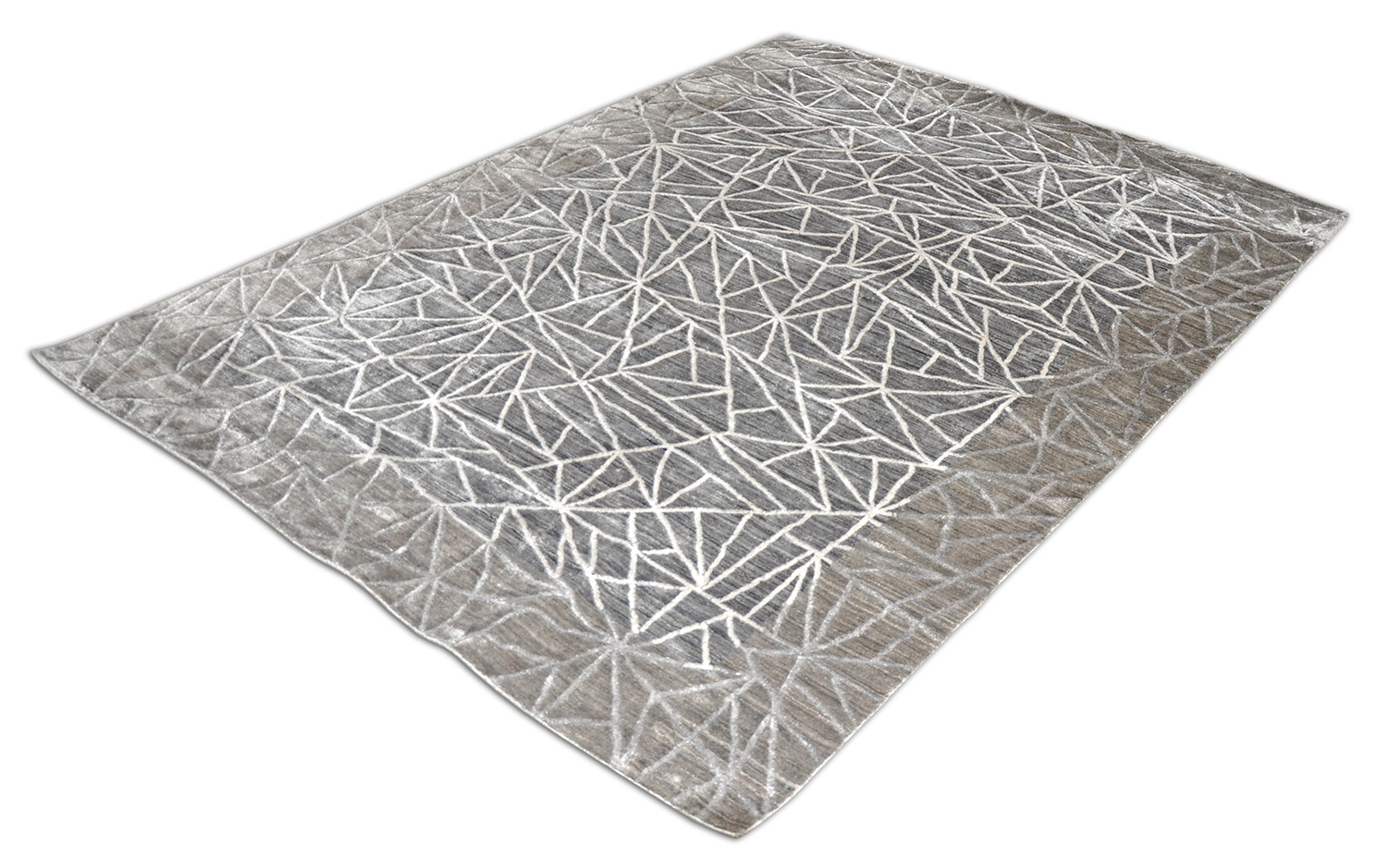 Thomas Handloomteppich Spider Web | grau