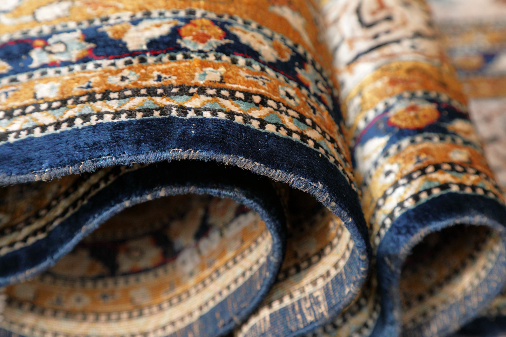 Ghom Perserteppich neu | Seide