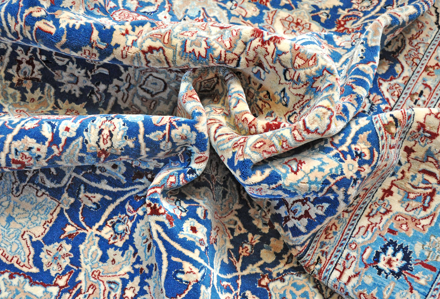 Isfahan Perserteppich neu | Baumwollkette