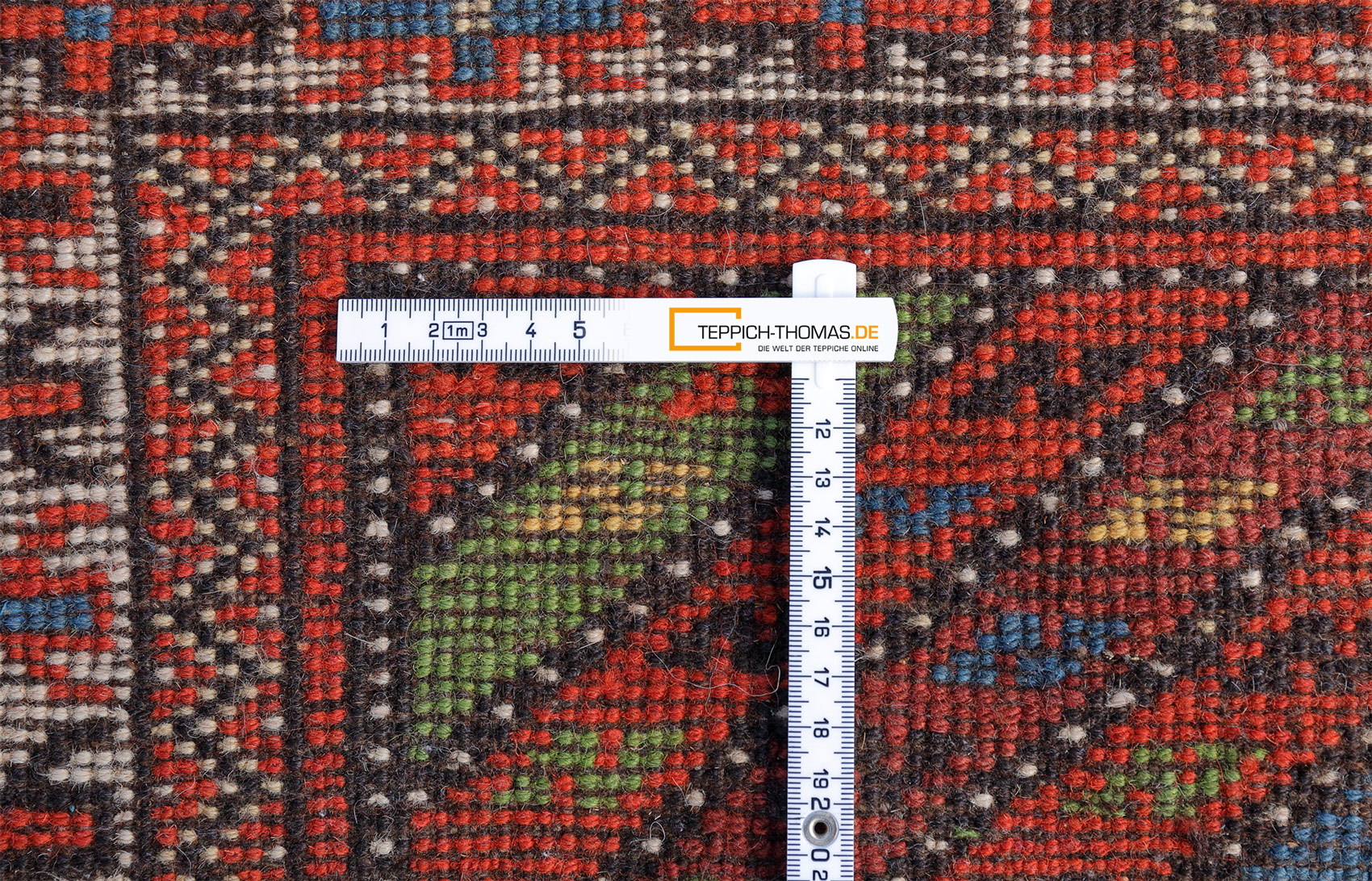 Gabbeh Perserteppich Ghashghai alt | Rautenmotiv