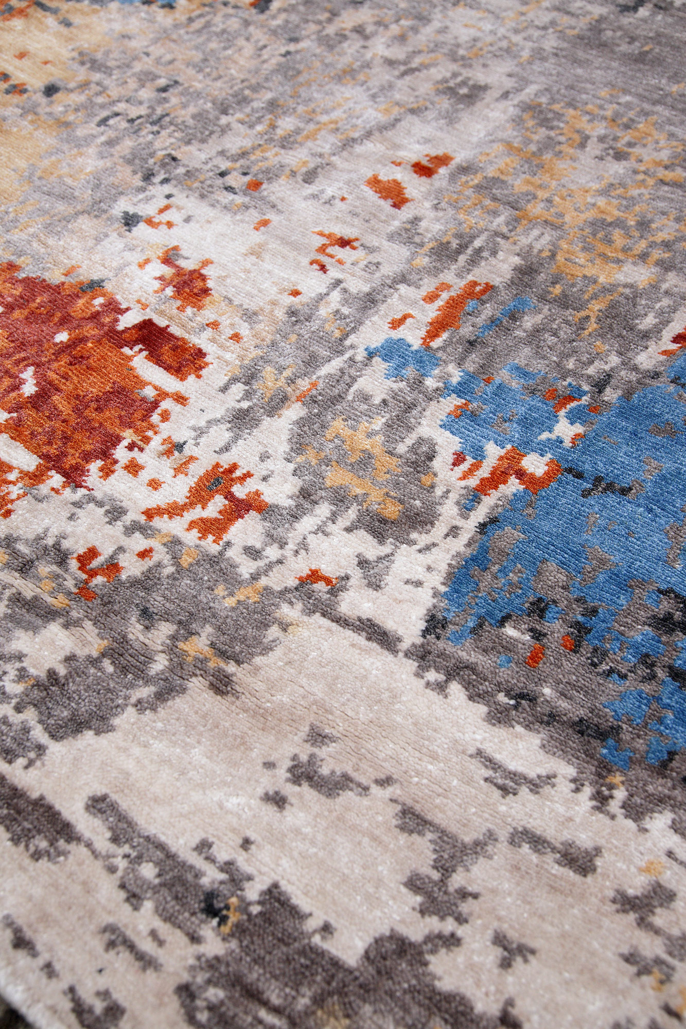 Thomas Indotibetischer Teppich Infinity Plus |  Grau