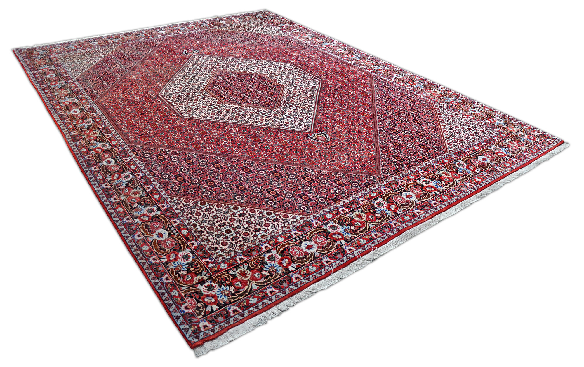 Bidjar Tekab Perserteppich | Herati-Muster