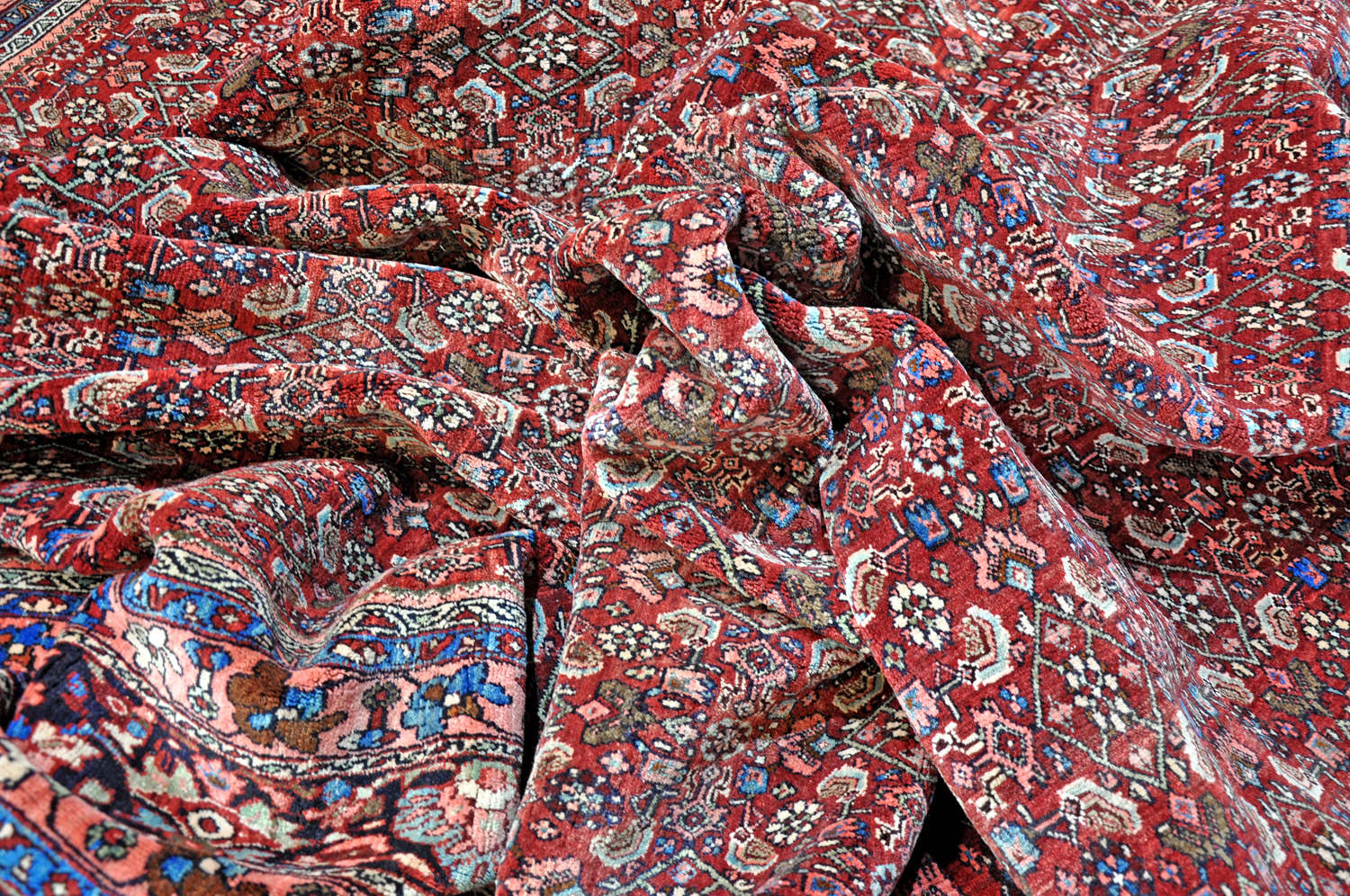 Bidjar Perserteppich allover | Herati-Muster