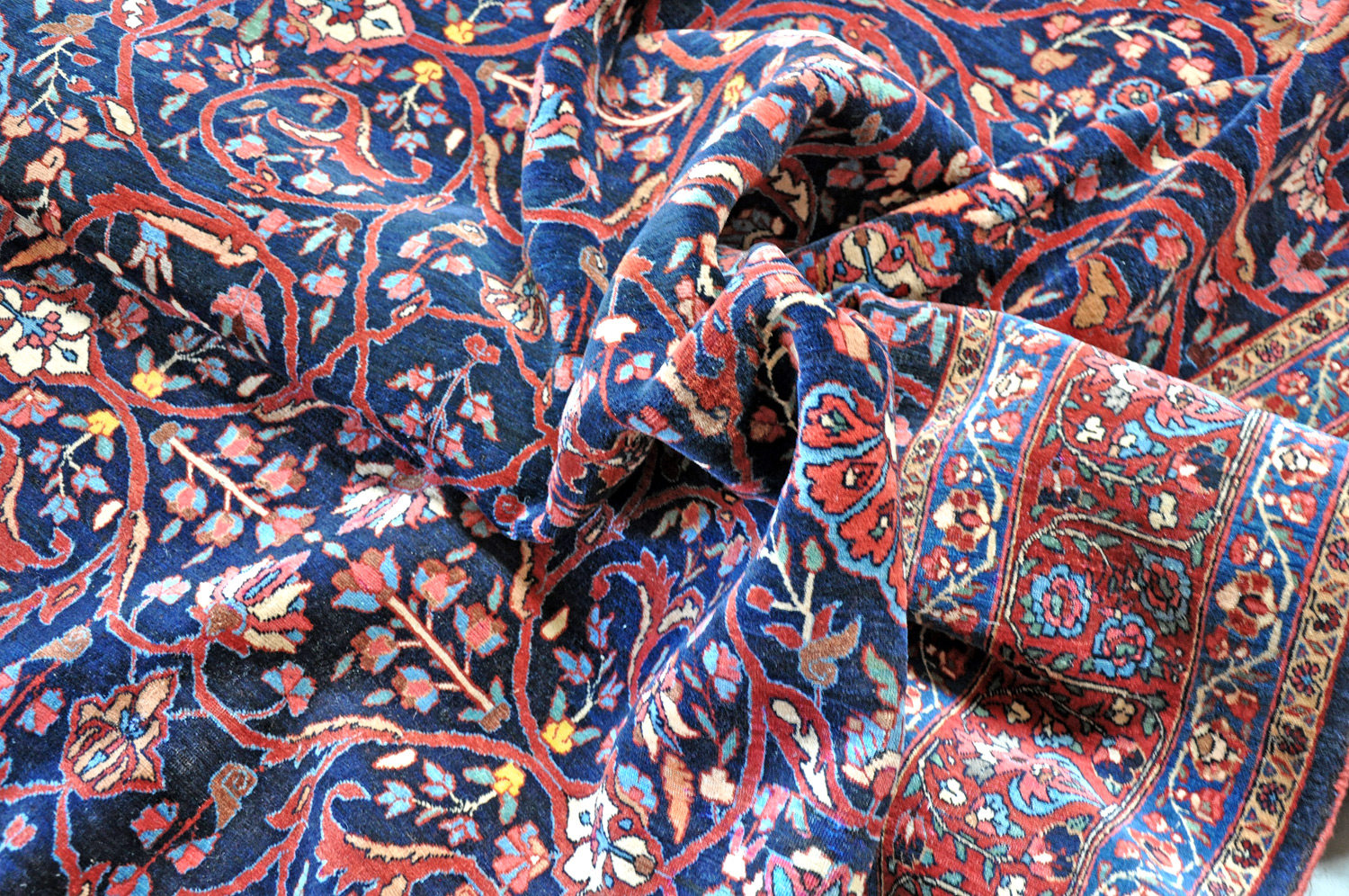 Bidjar Perserteppich alt | Allovermuster