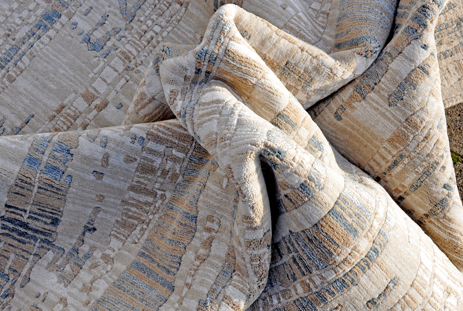 Thomas Designteppich Tibetan | beige-indigo