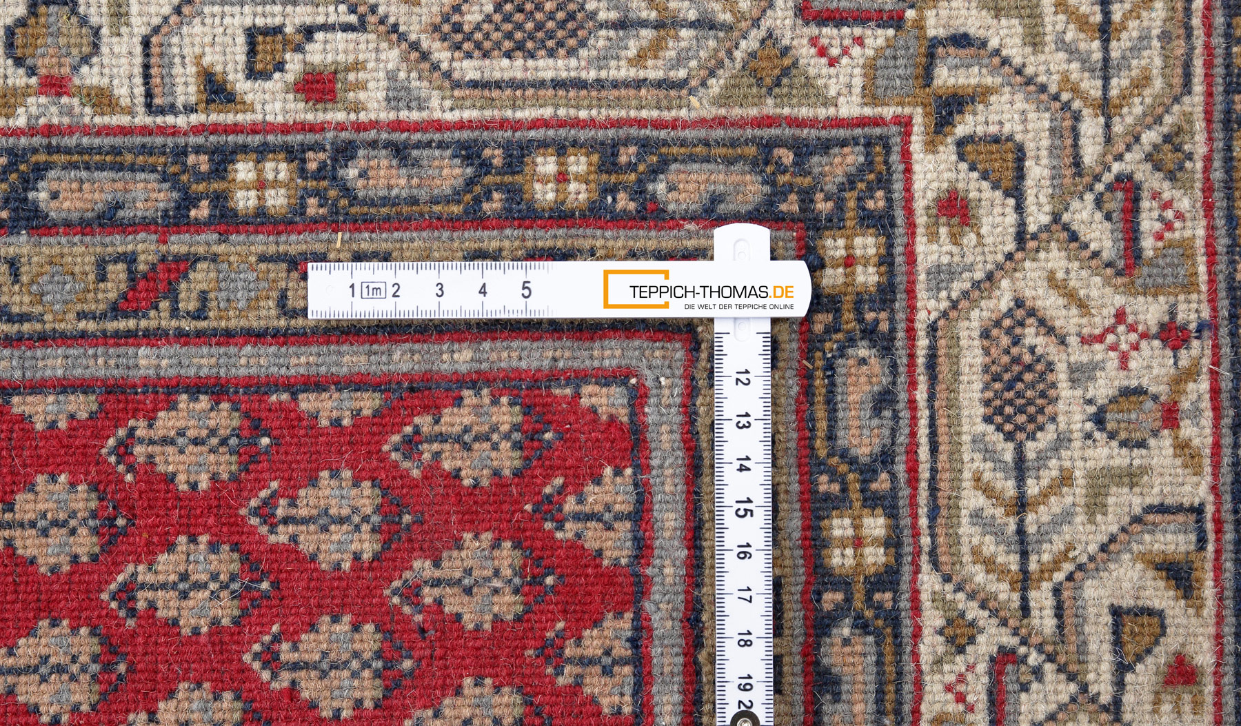 Mir Laxmi Orientteppich neu rot Indien | Schurwolle