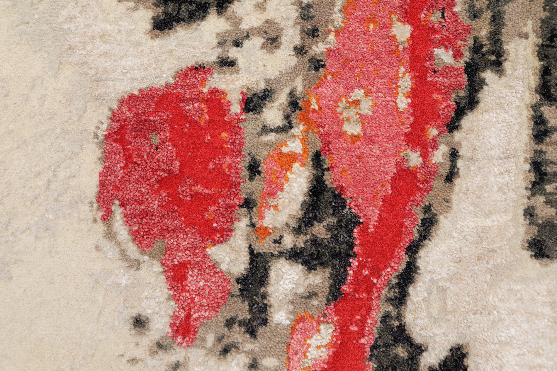 Thomas Designteppich Indien beige| Schurwolle