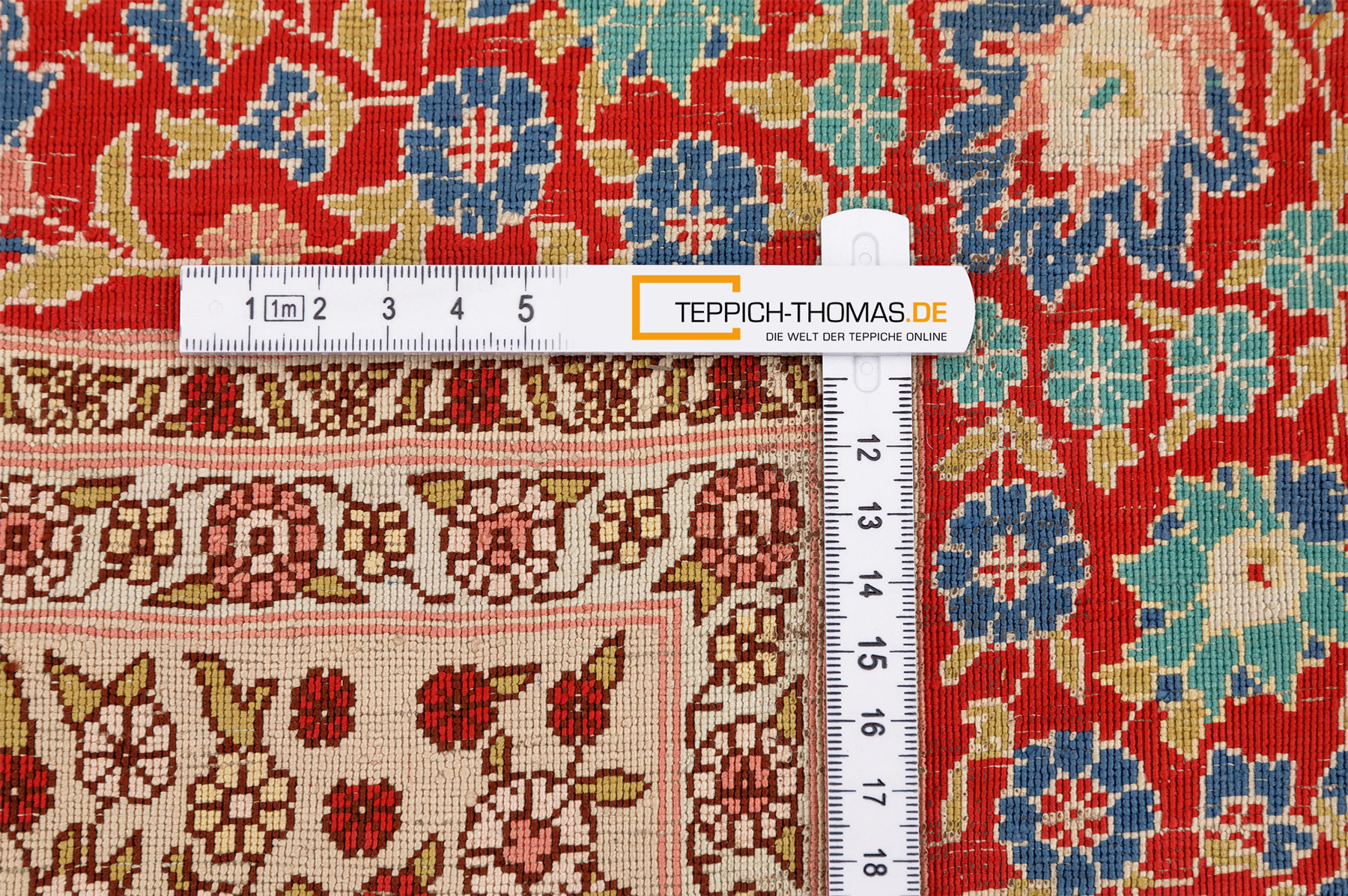 Hereke Seidenteppich Türkei neu | Allovermuster