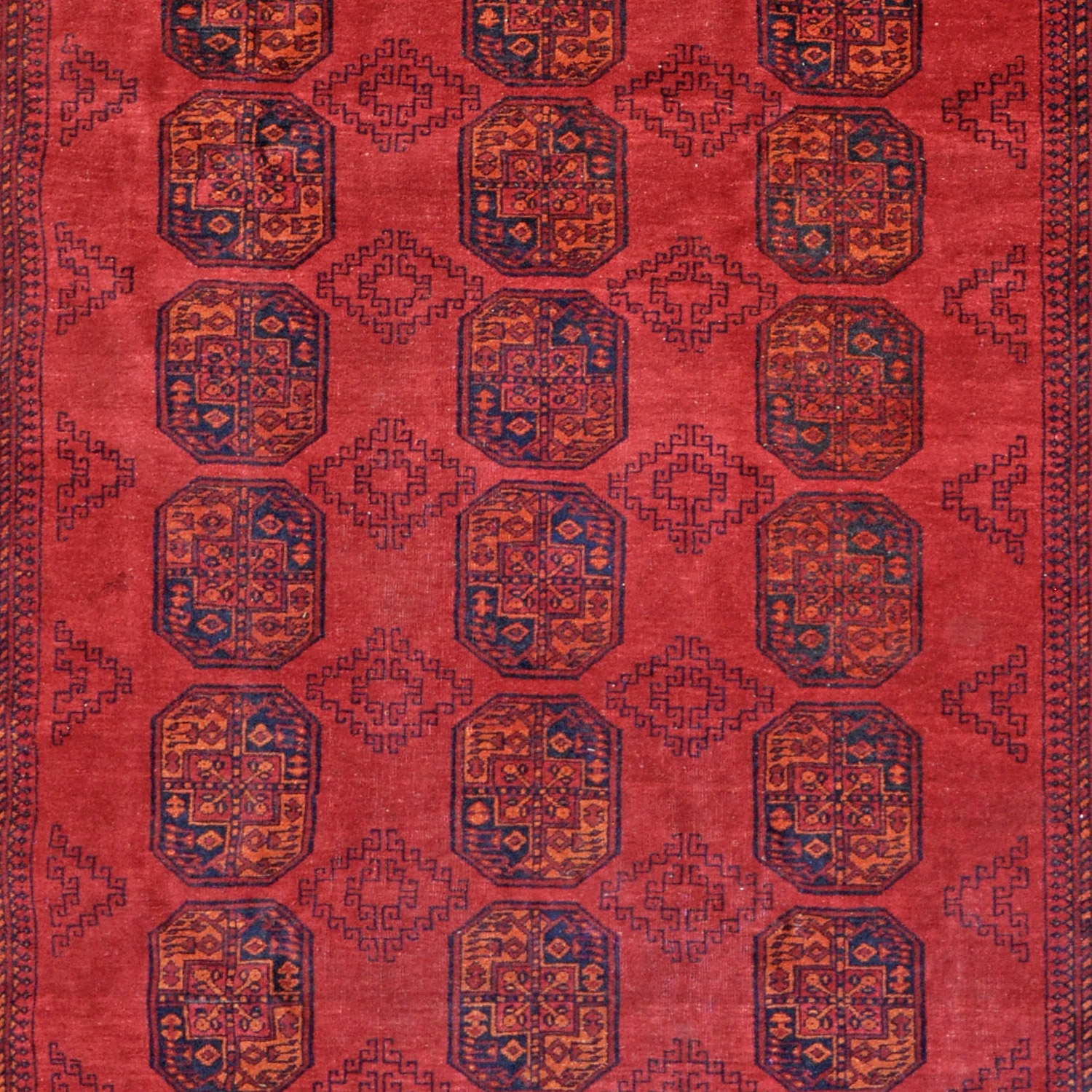 Ersari Orientteppich Turkestan alt | Güllmuster