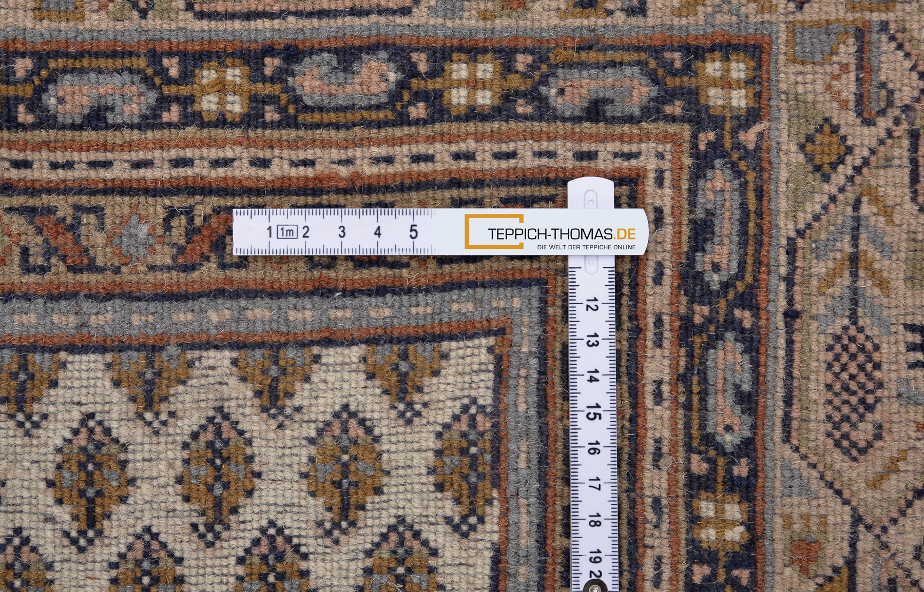 Mir Laxmi Orientteppich neu cream Indien | Schurwolle