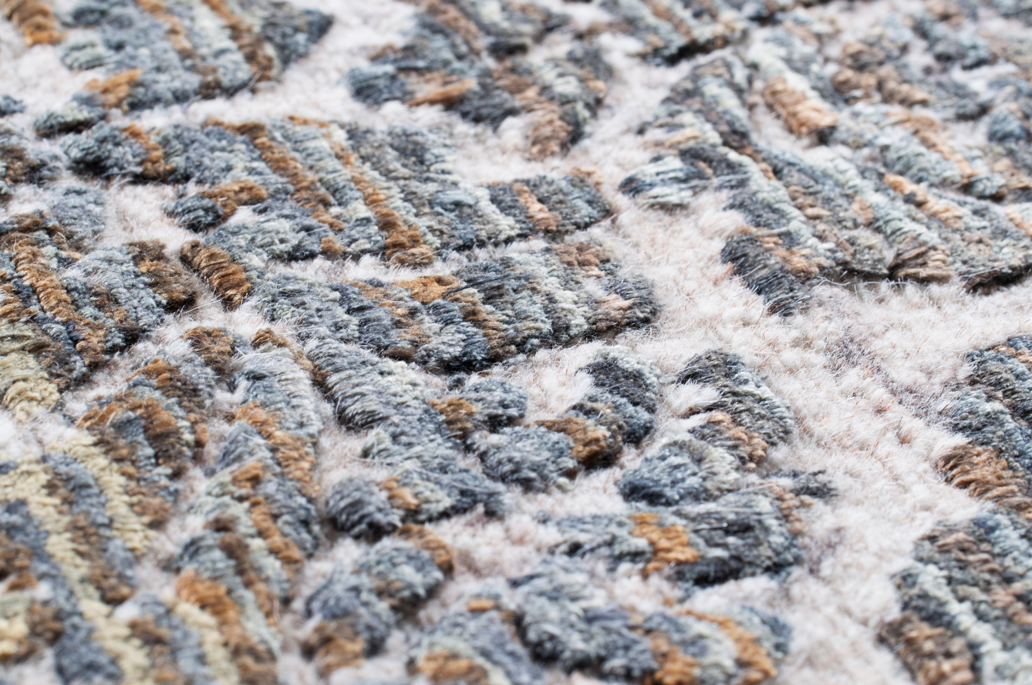 Theko Jabu Silk Nepalteppich beige | Seide