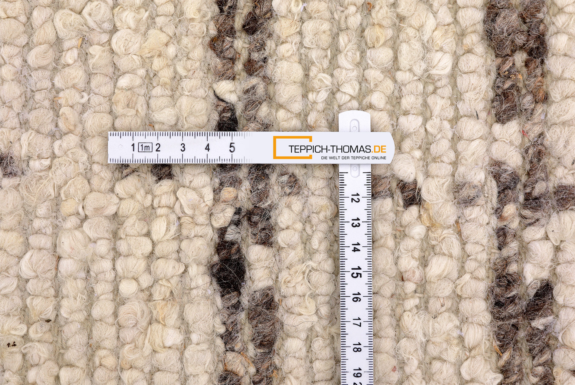 Thomas Marokko Handloomteppich Indien | Natural Ivory