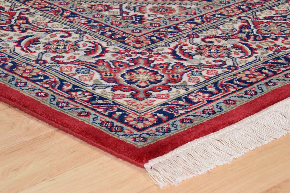 Theko Sirsa Silk Bidjar Orientteppich rot | Neuseelandwolle