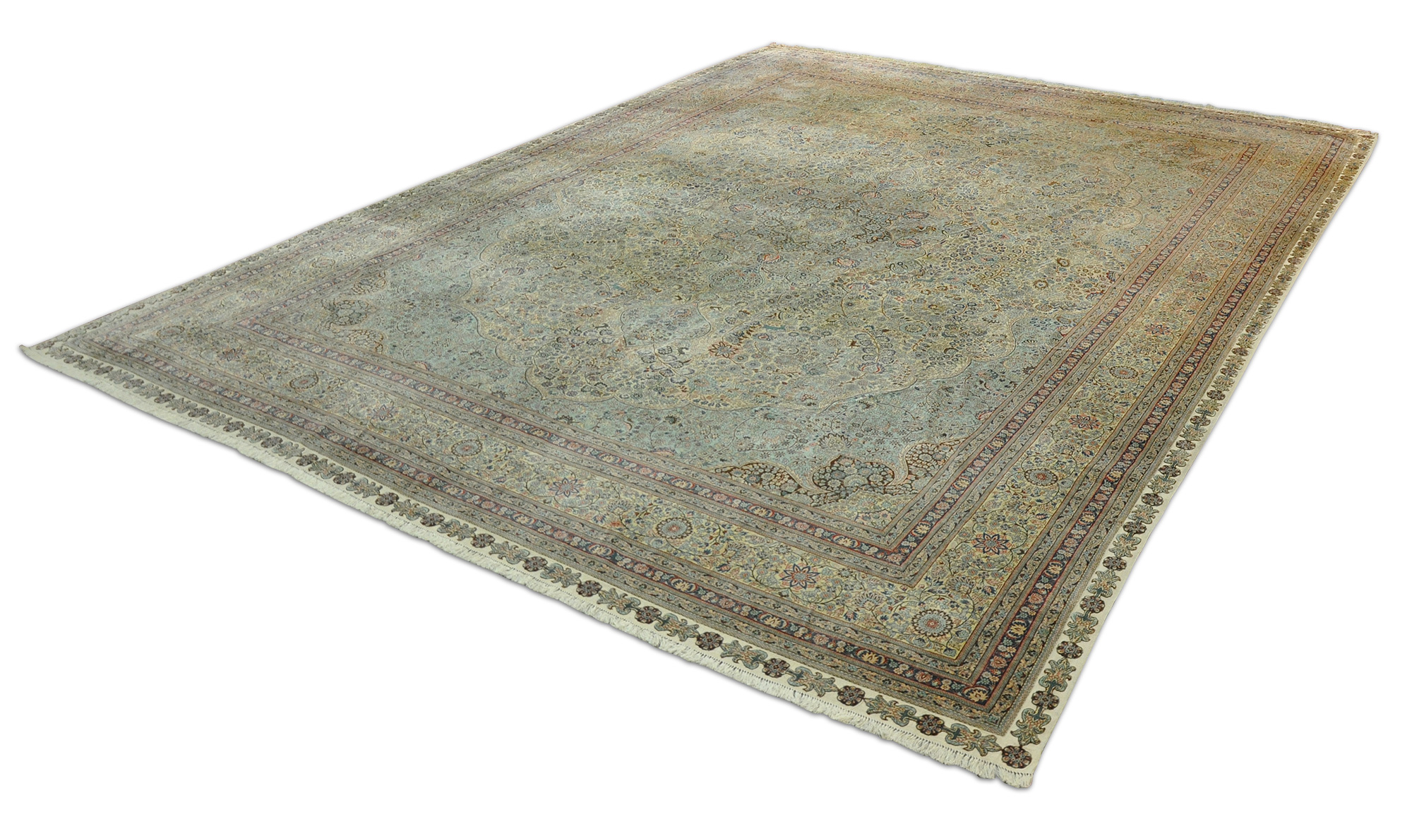 Hereke Seidenteppich neu China | Medaillon