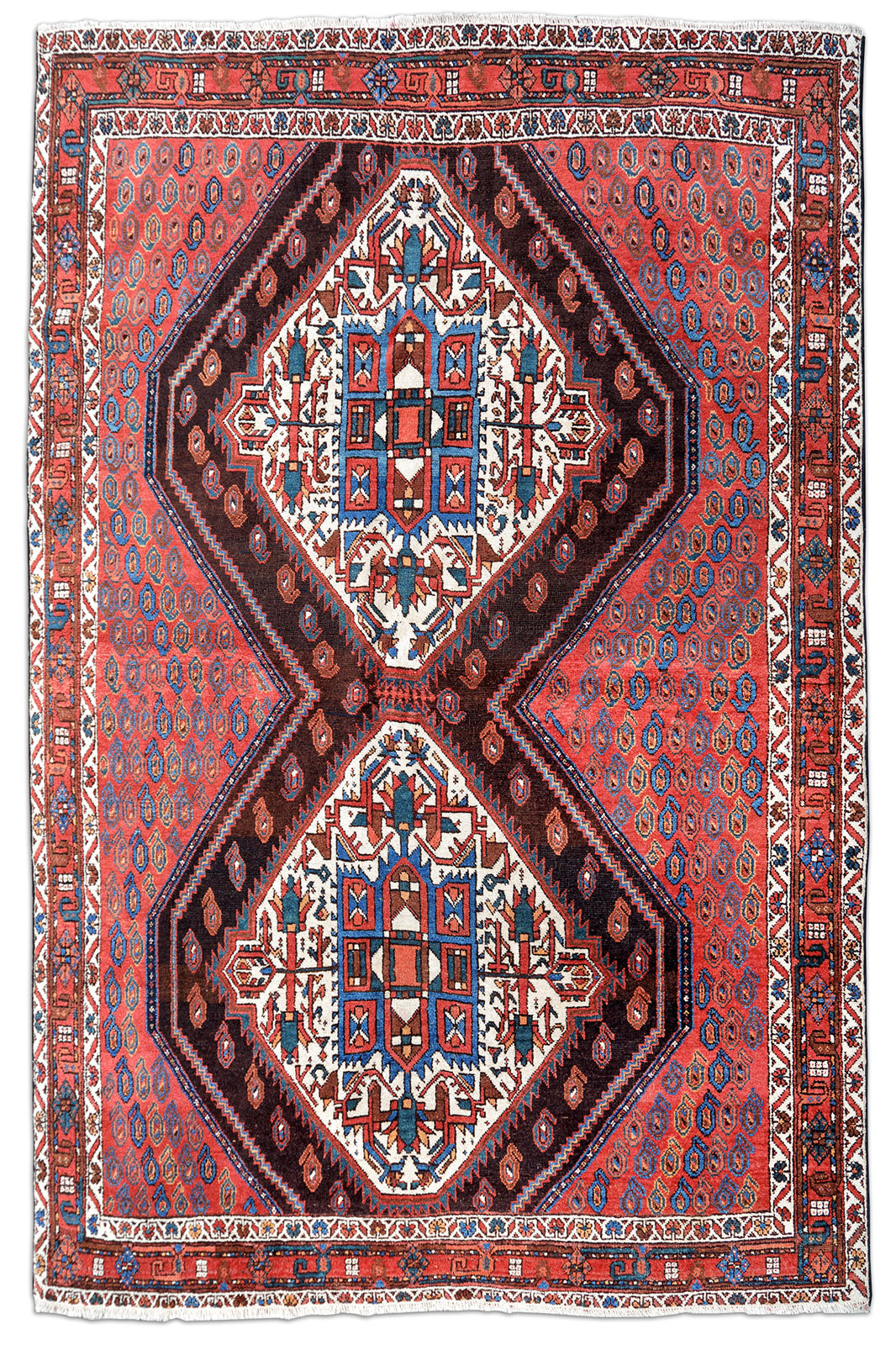 Maslaghan Perserteppich alt | Botehmuster Maslaghan Perserteppich alt | Botehmuster