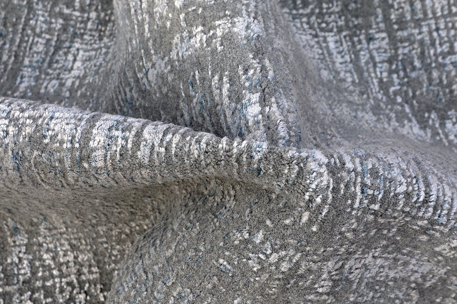 Thomas Teppich Handloom Jaquard Fine | Grey/Silver