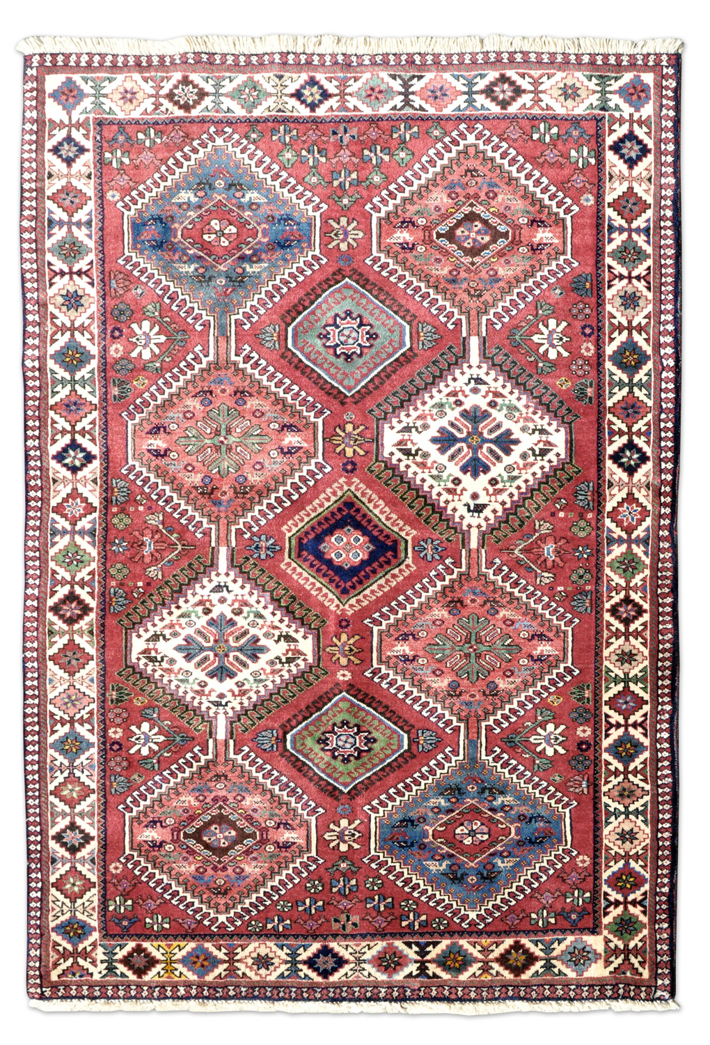 Yalameh Perserteppich rot neu | Schurwolle