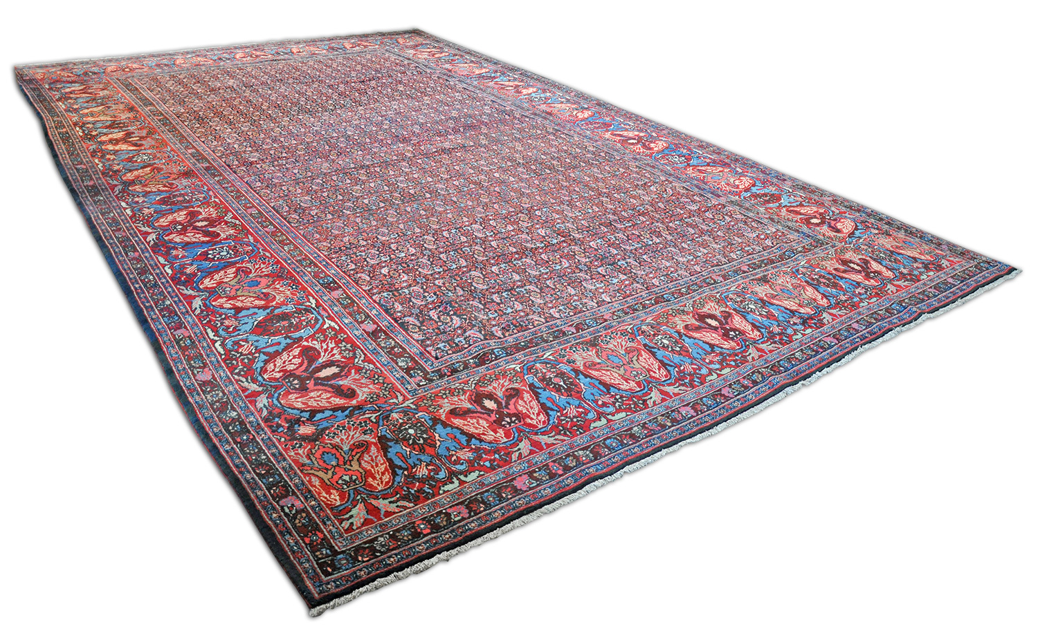 Bidjar Perserteppich alt Übermaß