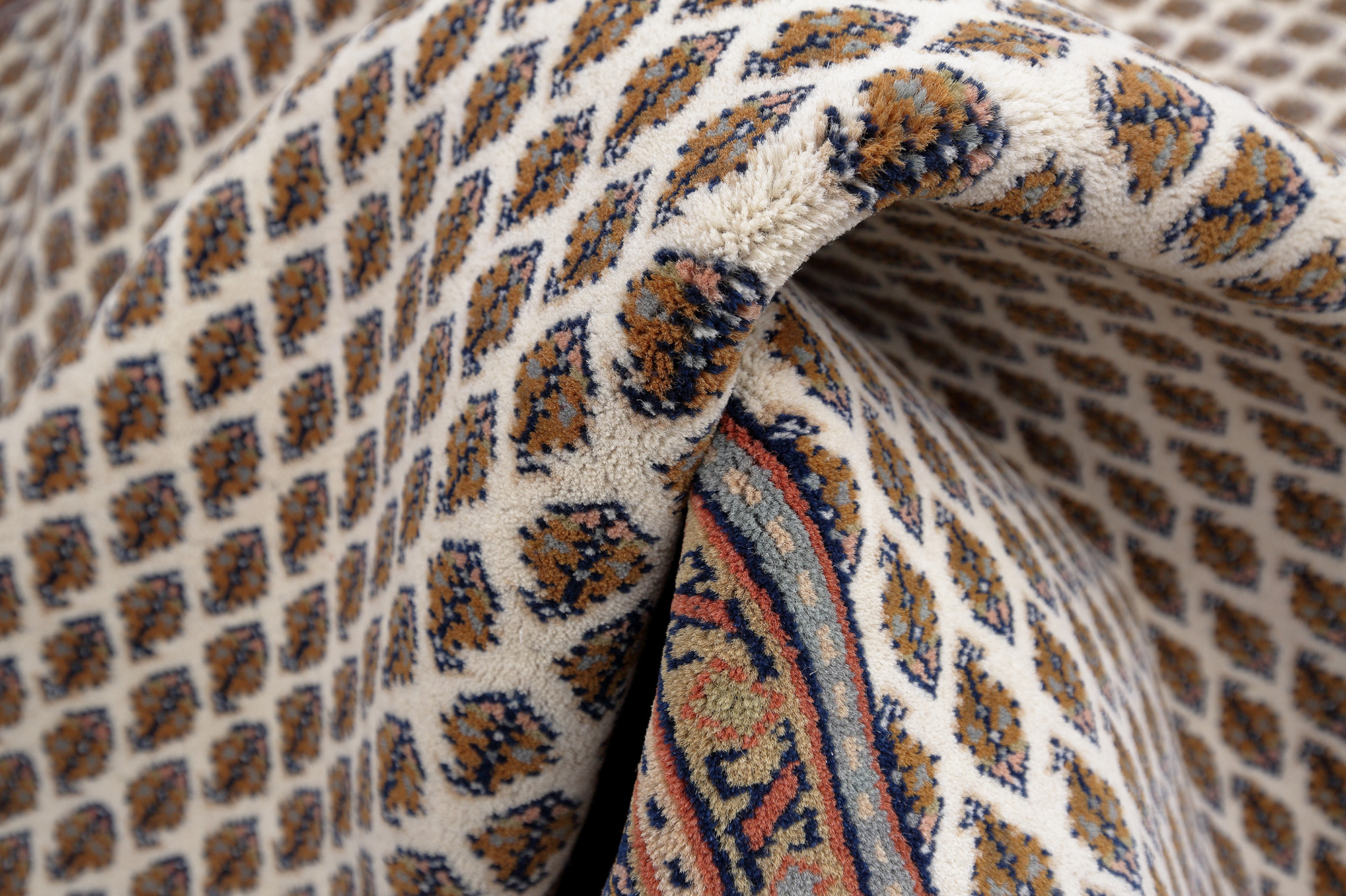 Mir Laxmi Orientteppich neu cream Indien | Schurwolle