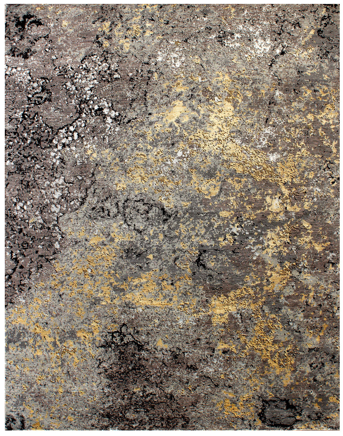 Thomas Designteppich Amour Indien | Grey-Gold Thomas Designteppich Amour Indien | Grey-Gold