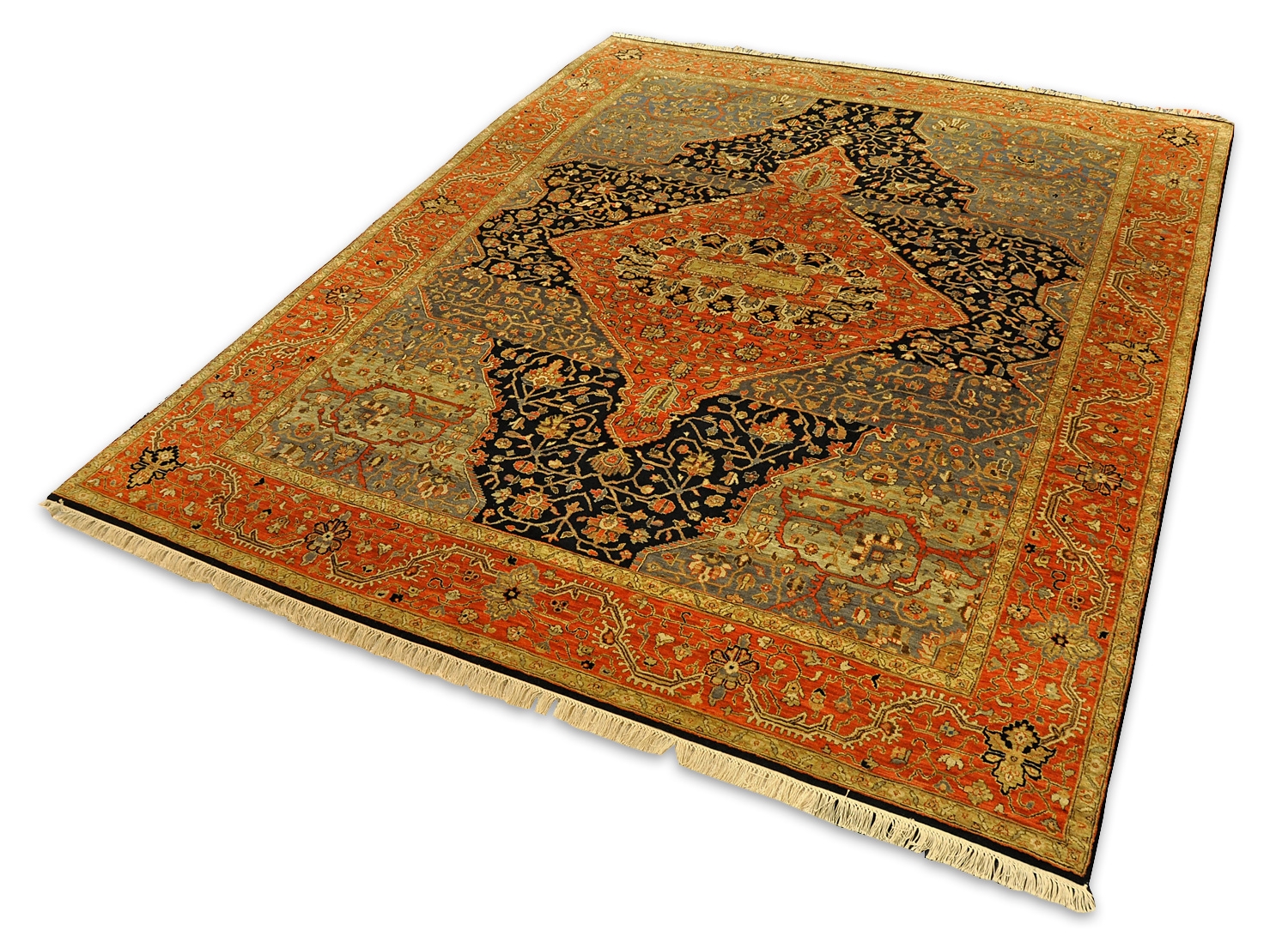 Täbriz Orientteppich Indien | Hochlandwolle