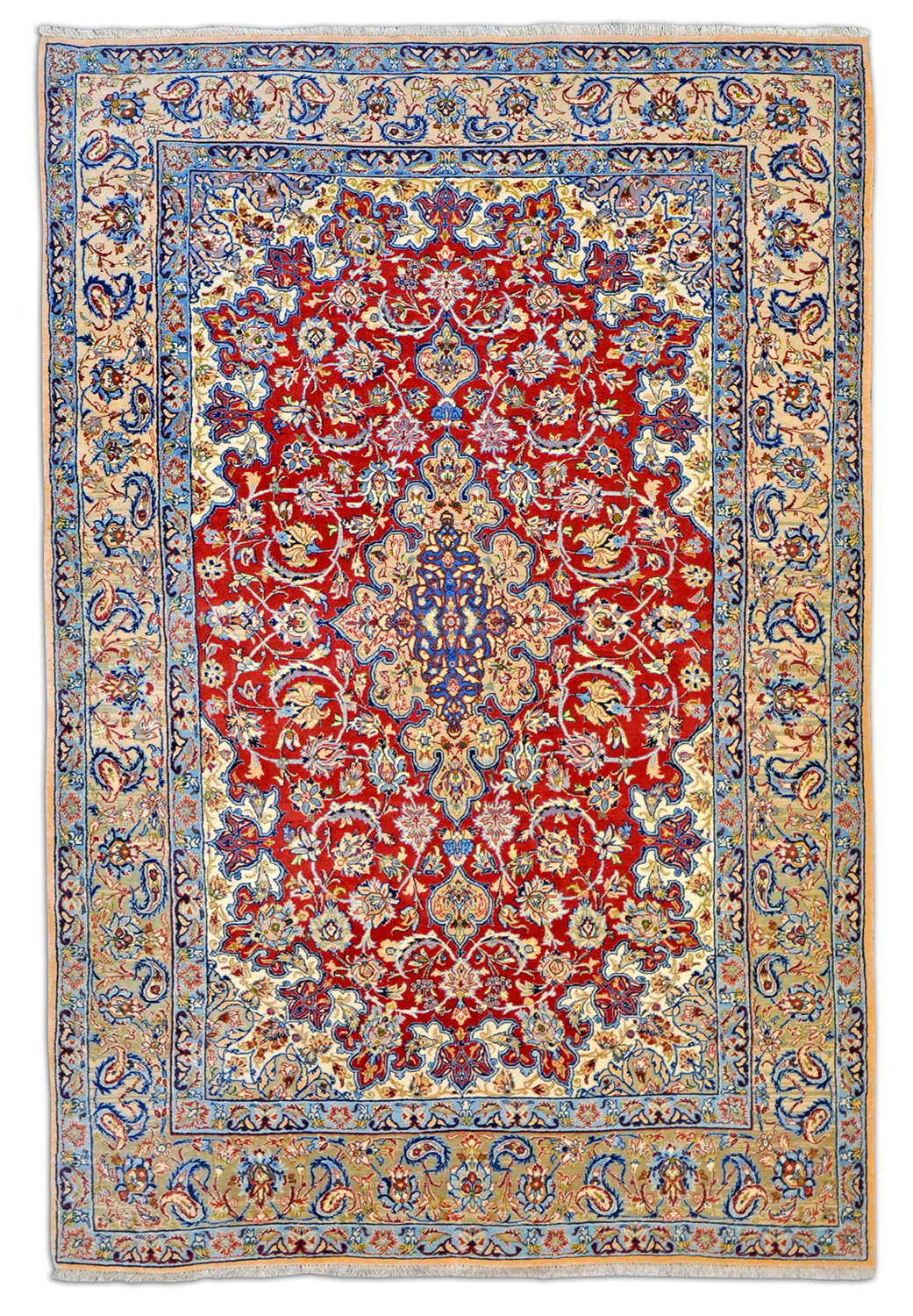 Isfahan Perserteppich Brücke neu | Medaillon Isfahan Perserteppich Brücke neu | Medaillon