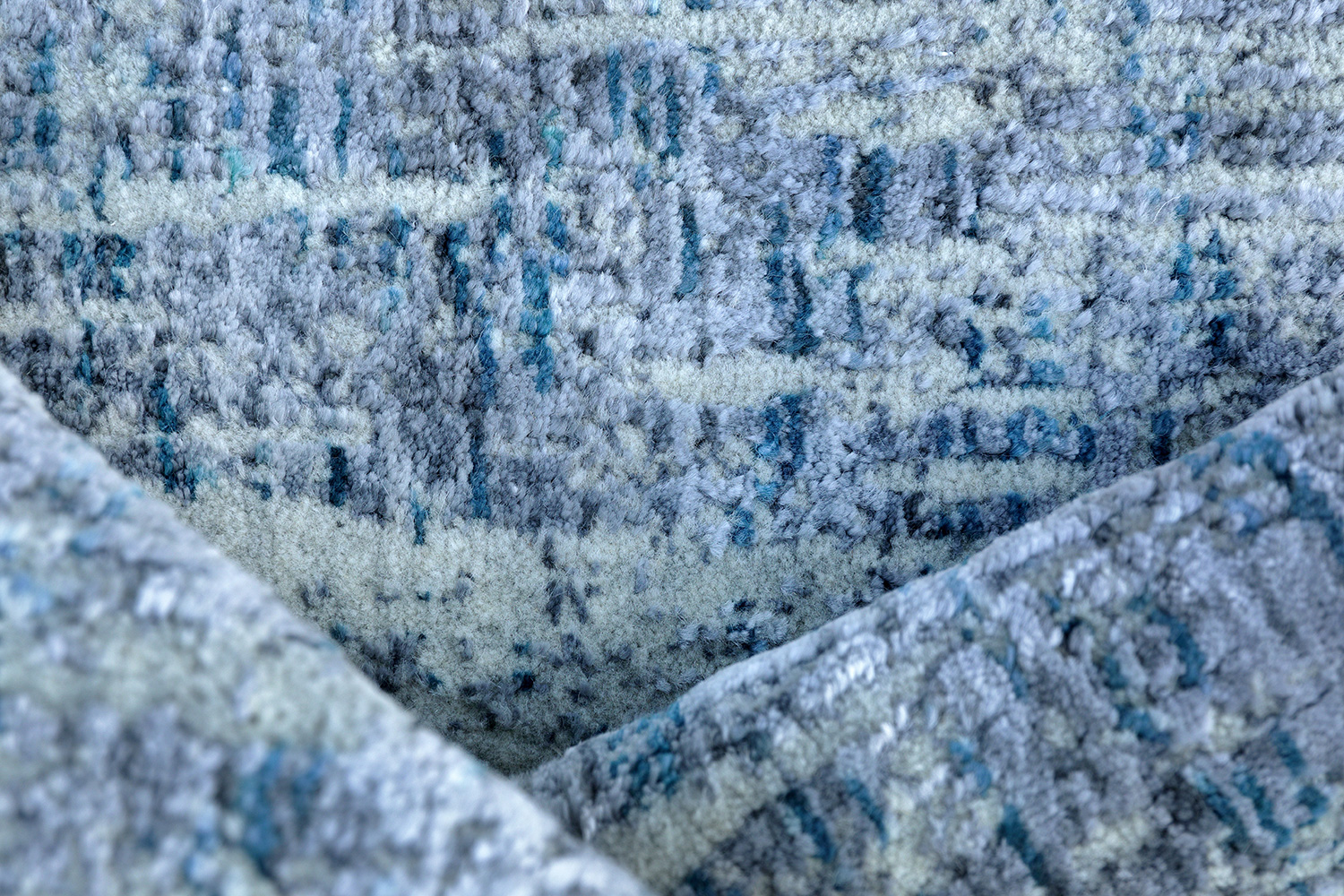 Thomas Teppich Handloom Jaquard Fine | Silver/Blue