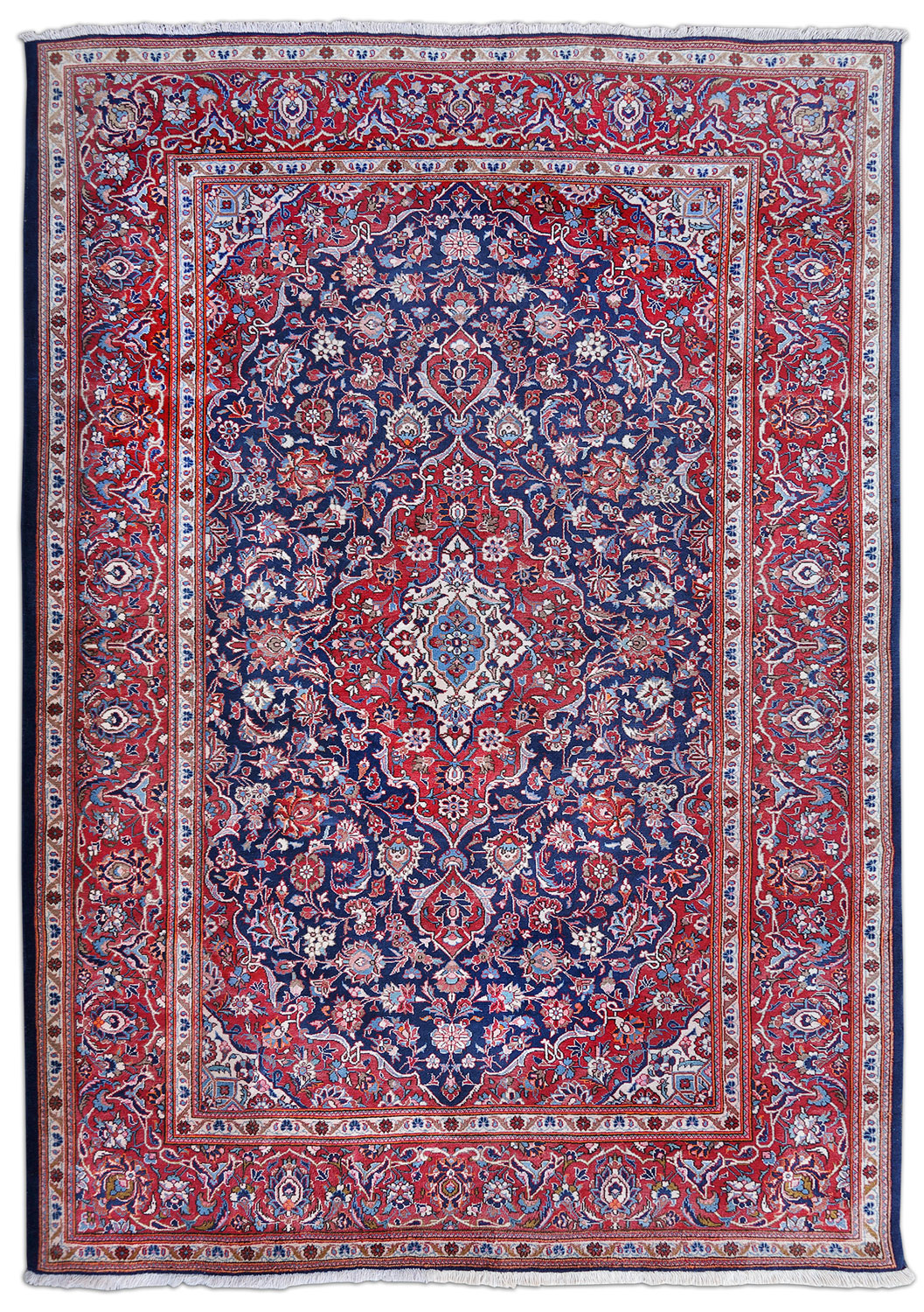 Kork-Keshan Perserteppich alt | Medaillon Kork-Keshan Perserteppich alt | Medaillon