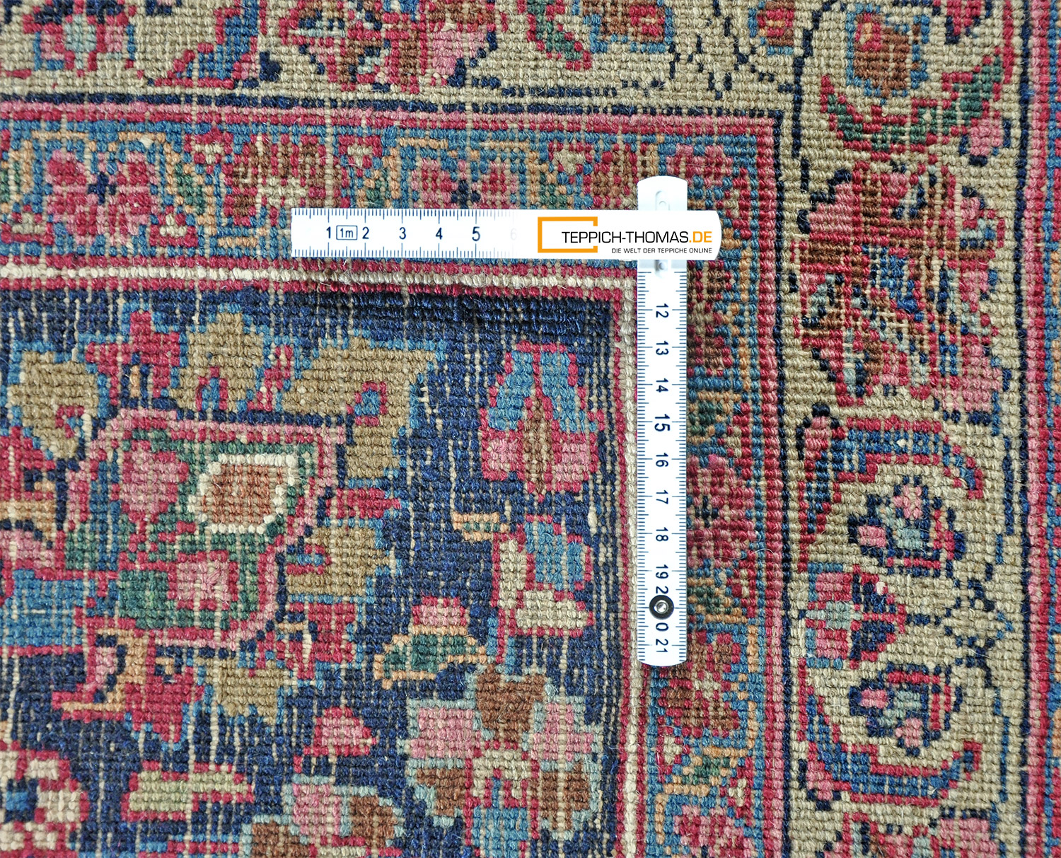 Mesched Perserteppich alt Übermaß | Medaillon