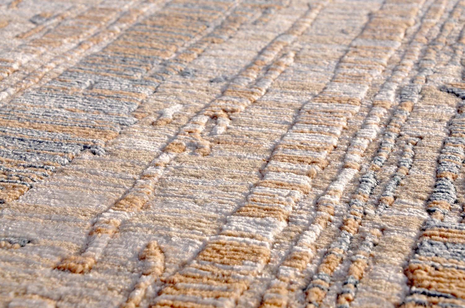 Thomas Designteppich Tibetan | beige-indigo