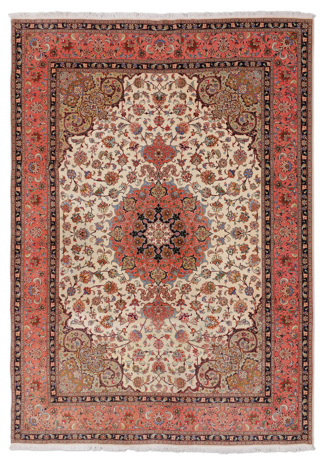 Täbriz Perserteppich neu 50 Radj | Floral Täbriz Perserteppich neu 50 Radj | Floral