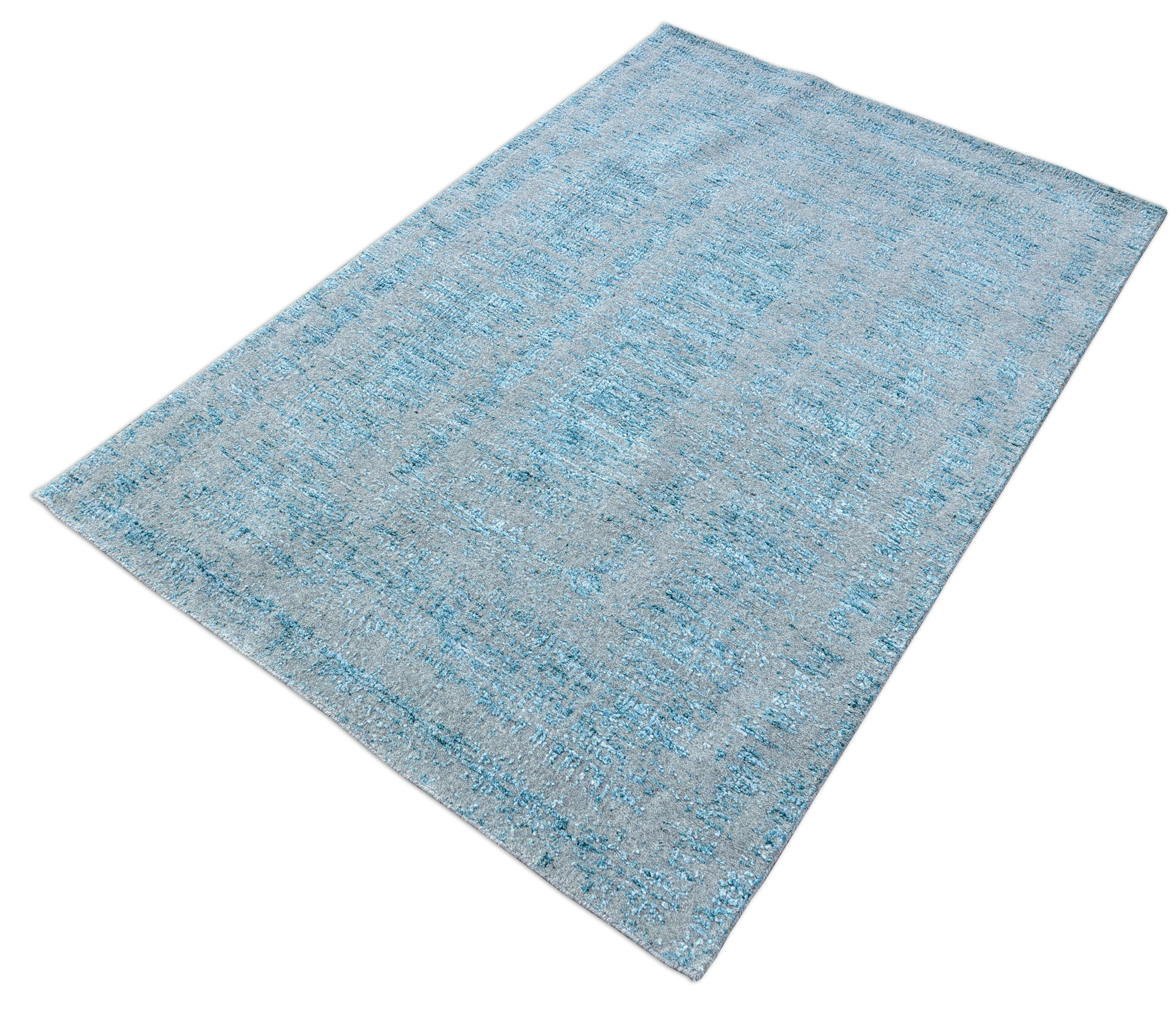 Thomas Teppich Handloom Jaquard Fine | Silver/Blue